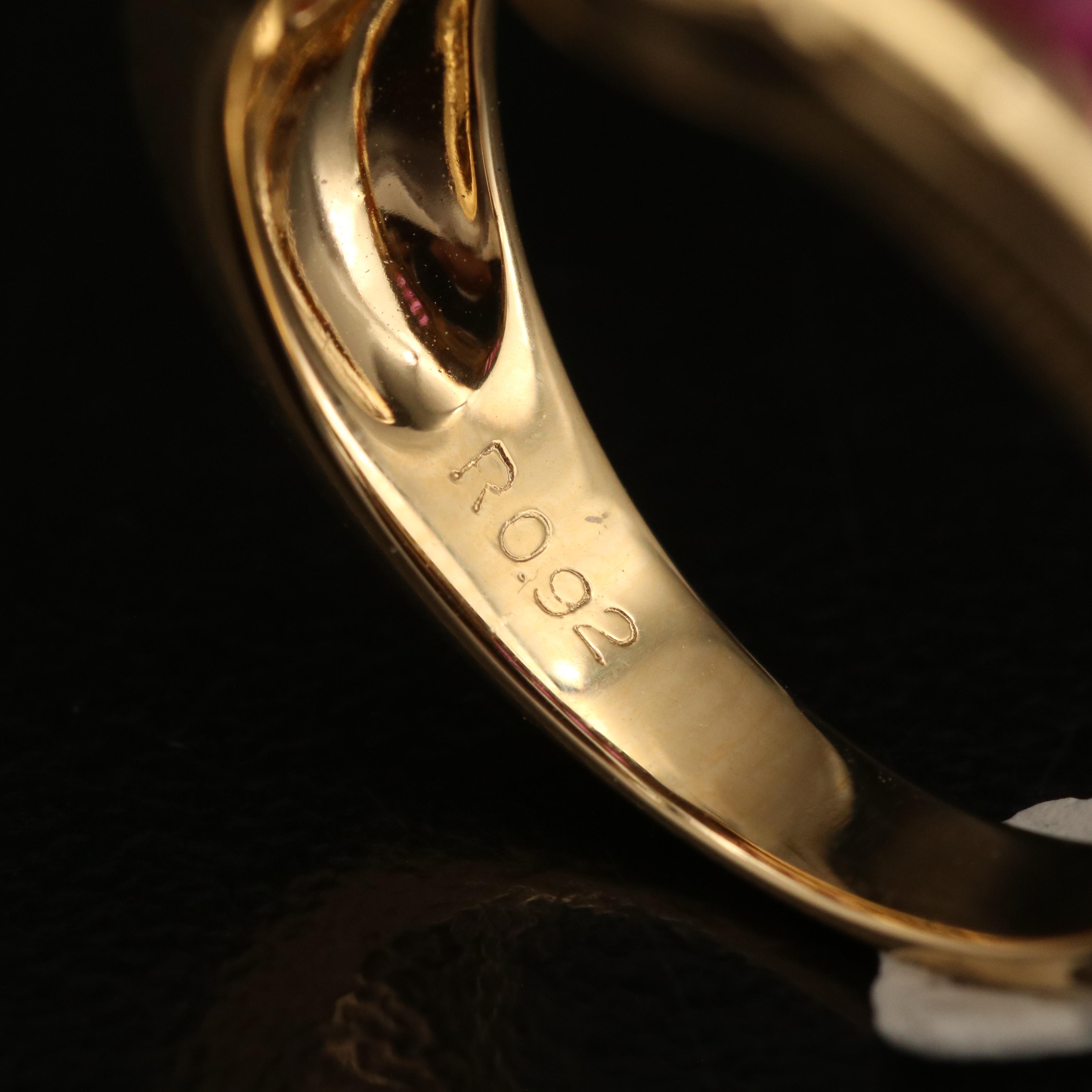 18K Ruby and Diamond Ring