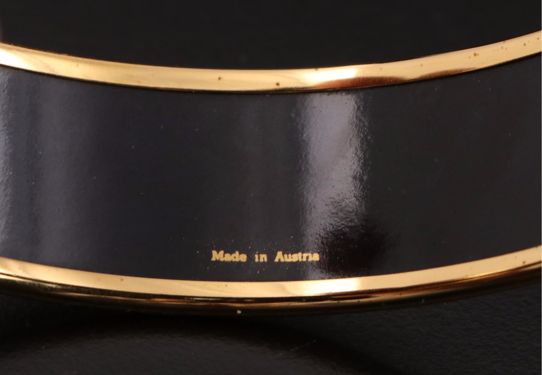 Hermès "Liberte Egalite Fraternite" Wide Enamel Bangle