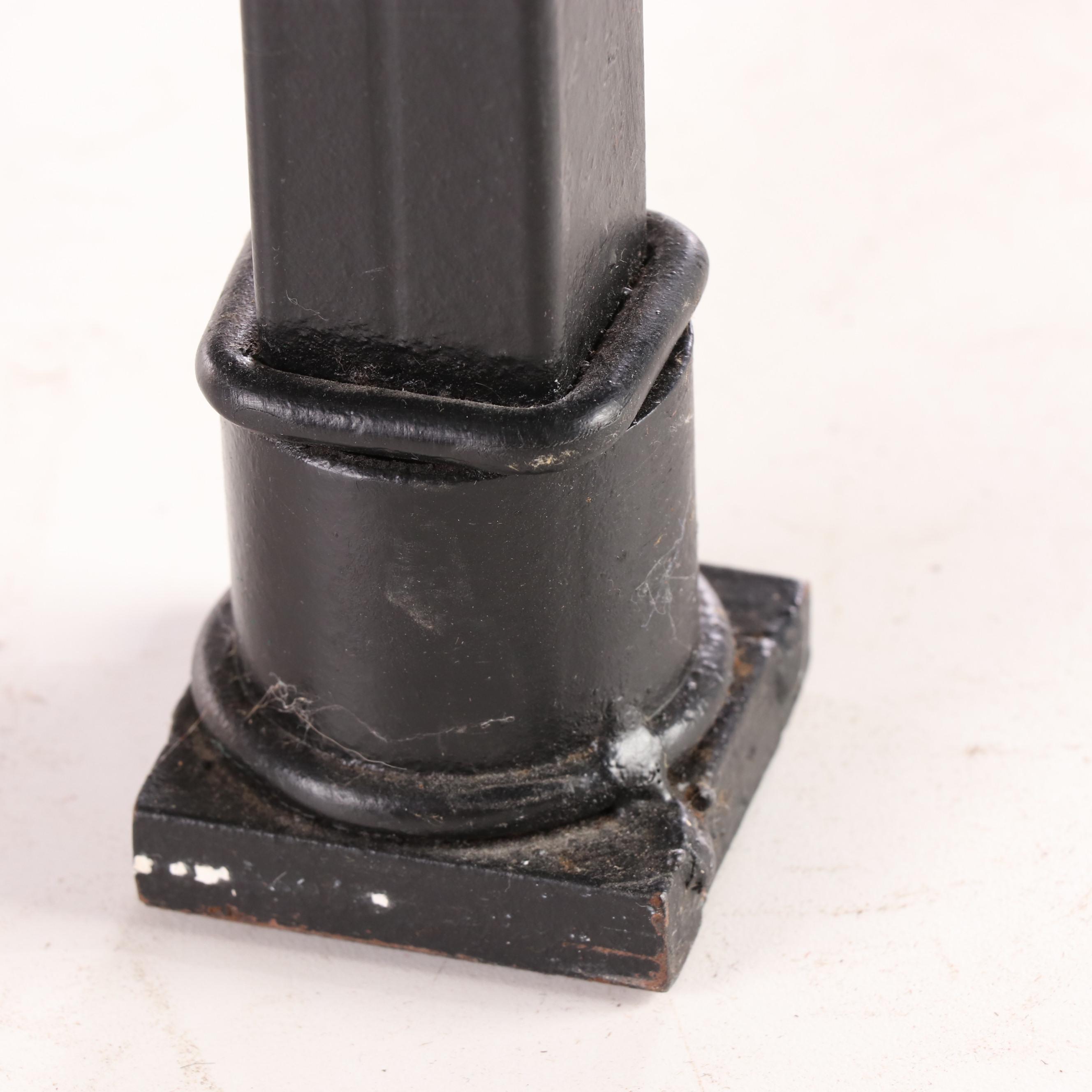 Patinated Metal and Travertine Top Console Table