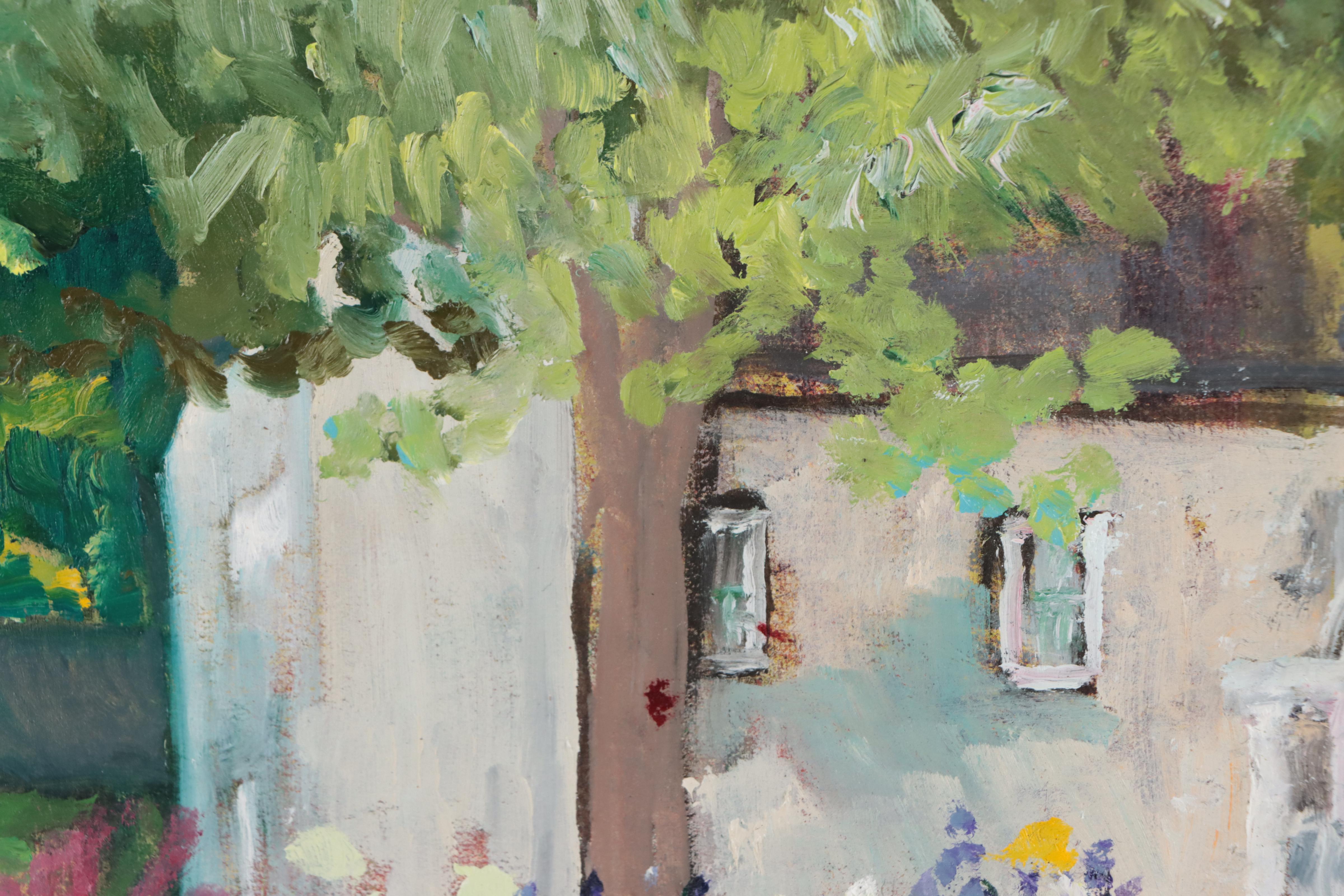 Susan Grier Oil Painting of House Portrait