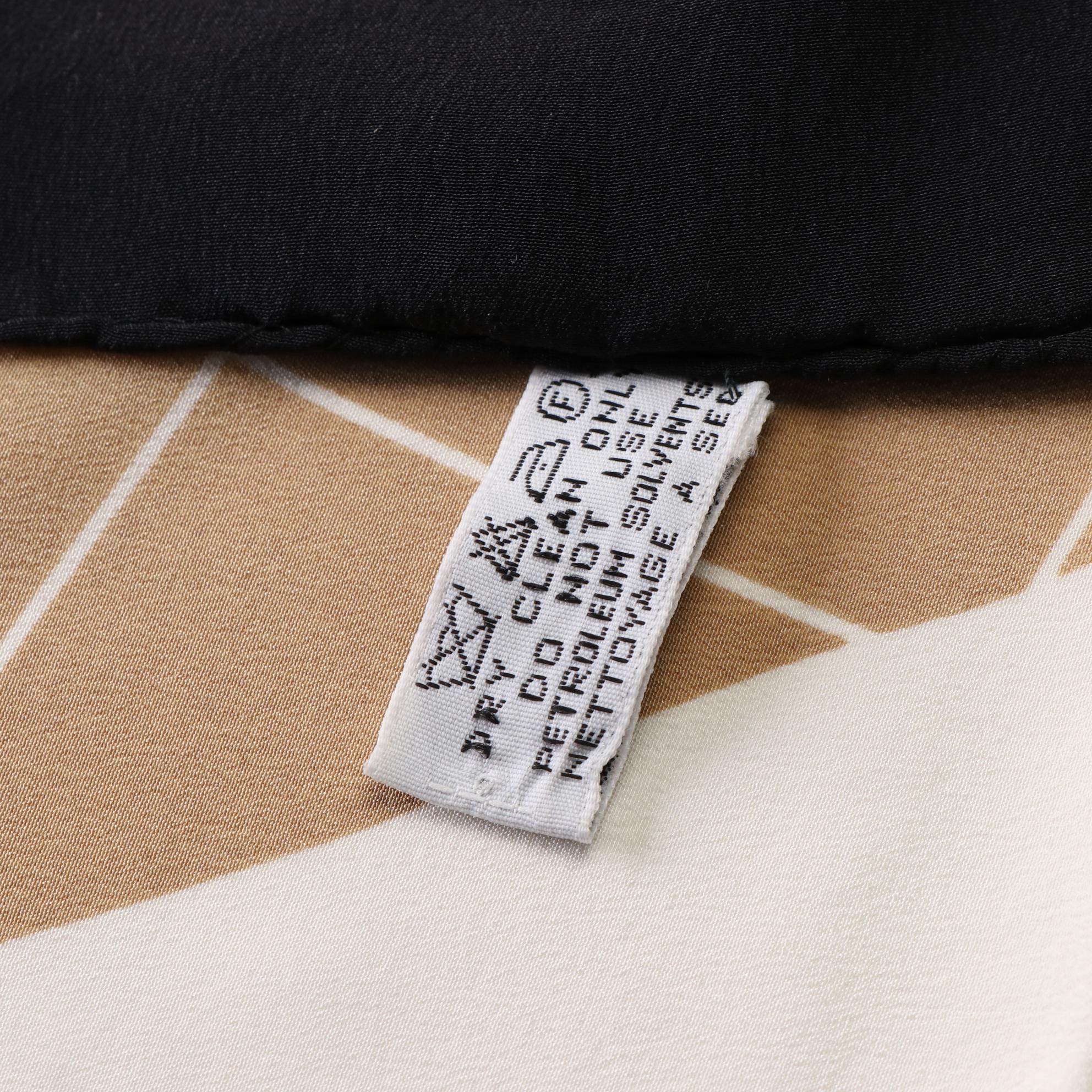 Chanel Chain Print Scarf in Silk