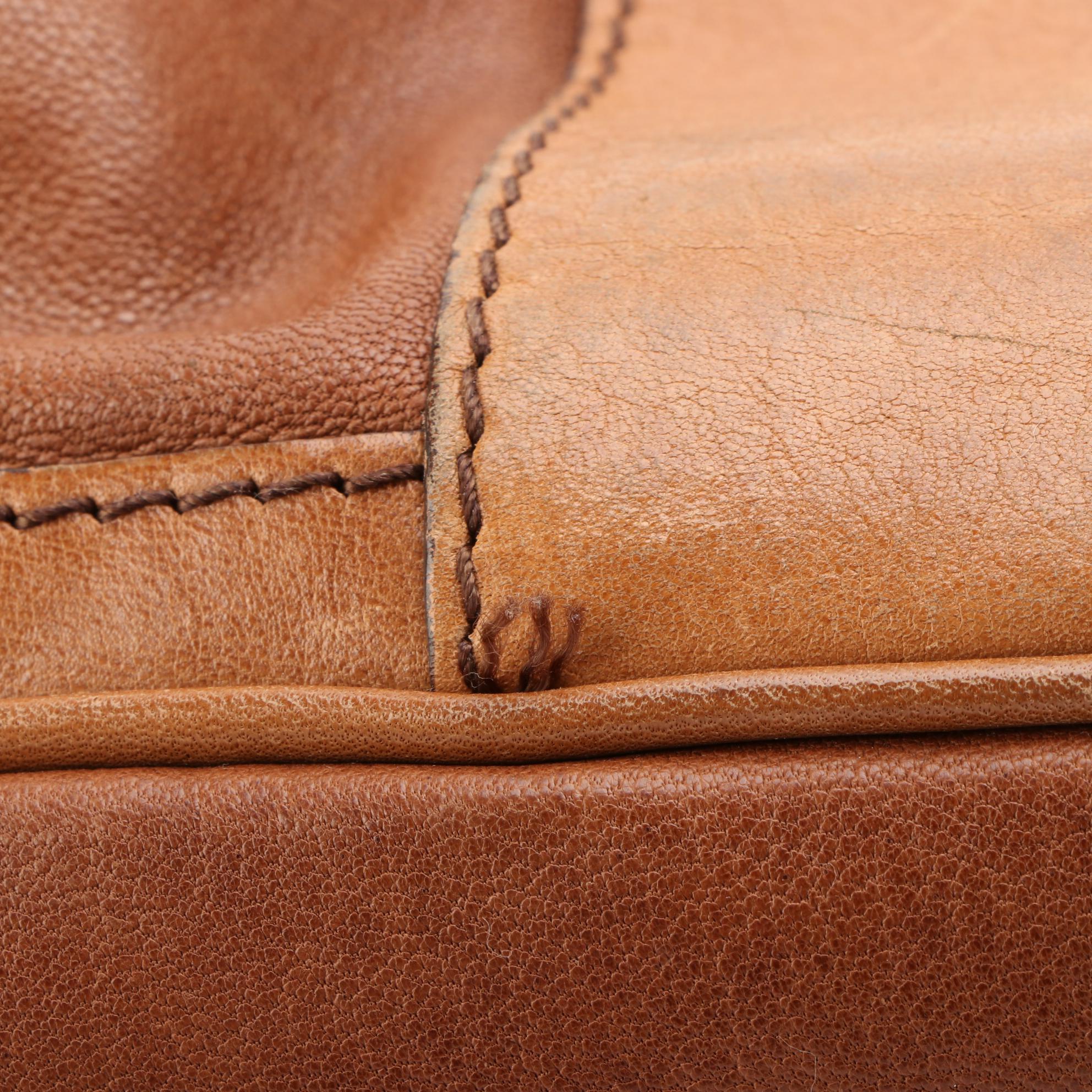 Burberry Top Handle Tote in Bicolor Leather with Shoulder Strap