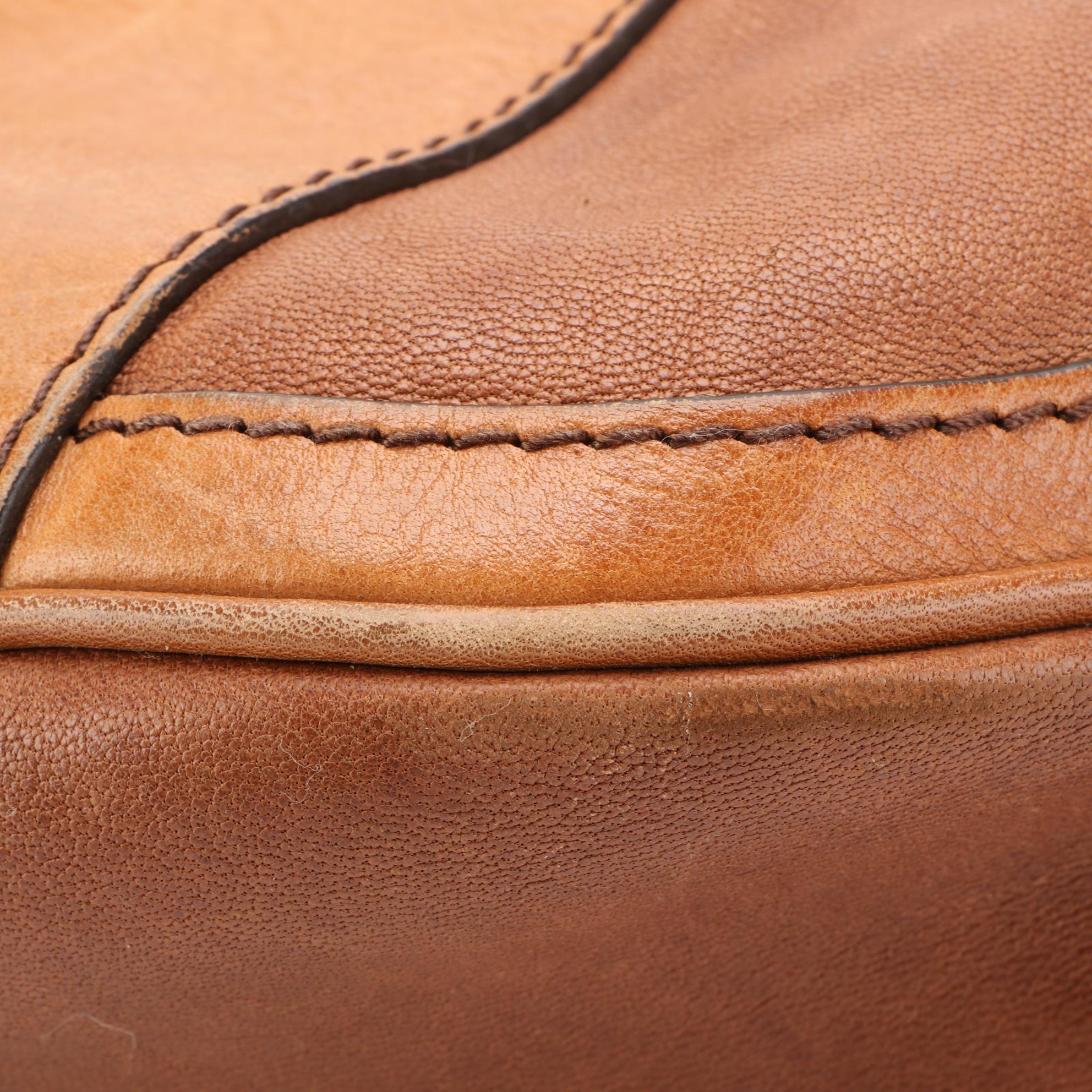 Burberry Top Handle Tote in Bicolor Leather with Shoulder Strap