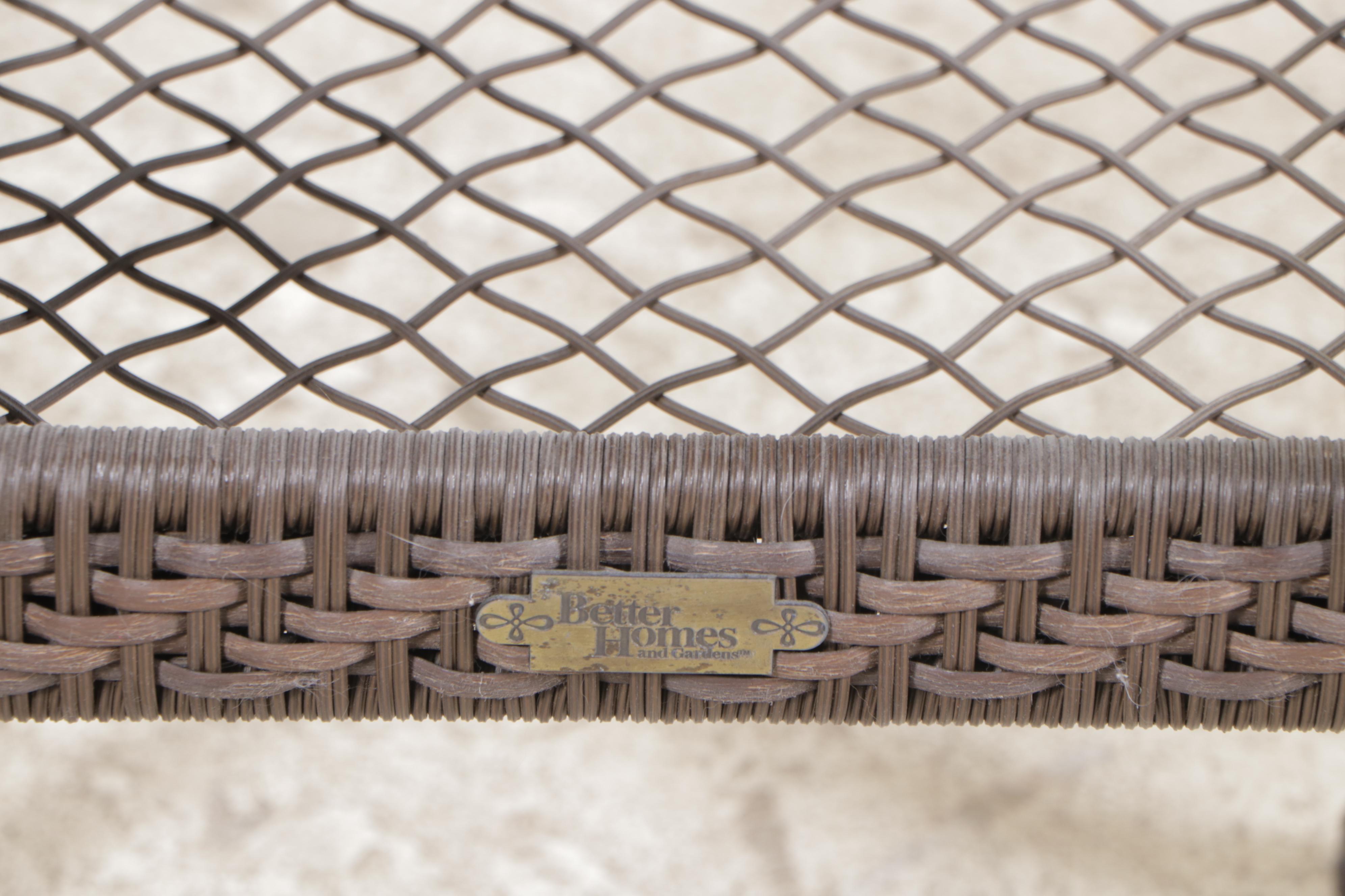 Three-Piece Better Homes and Gardens Resin Wicker Patio Lounge Set