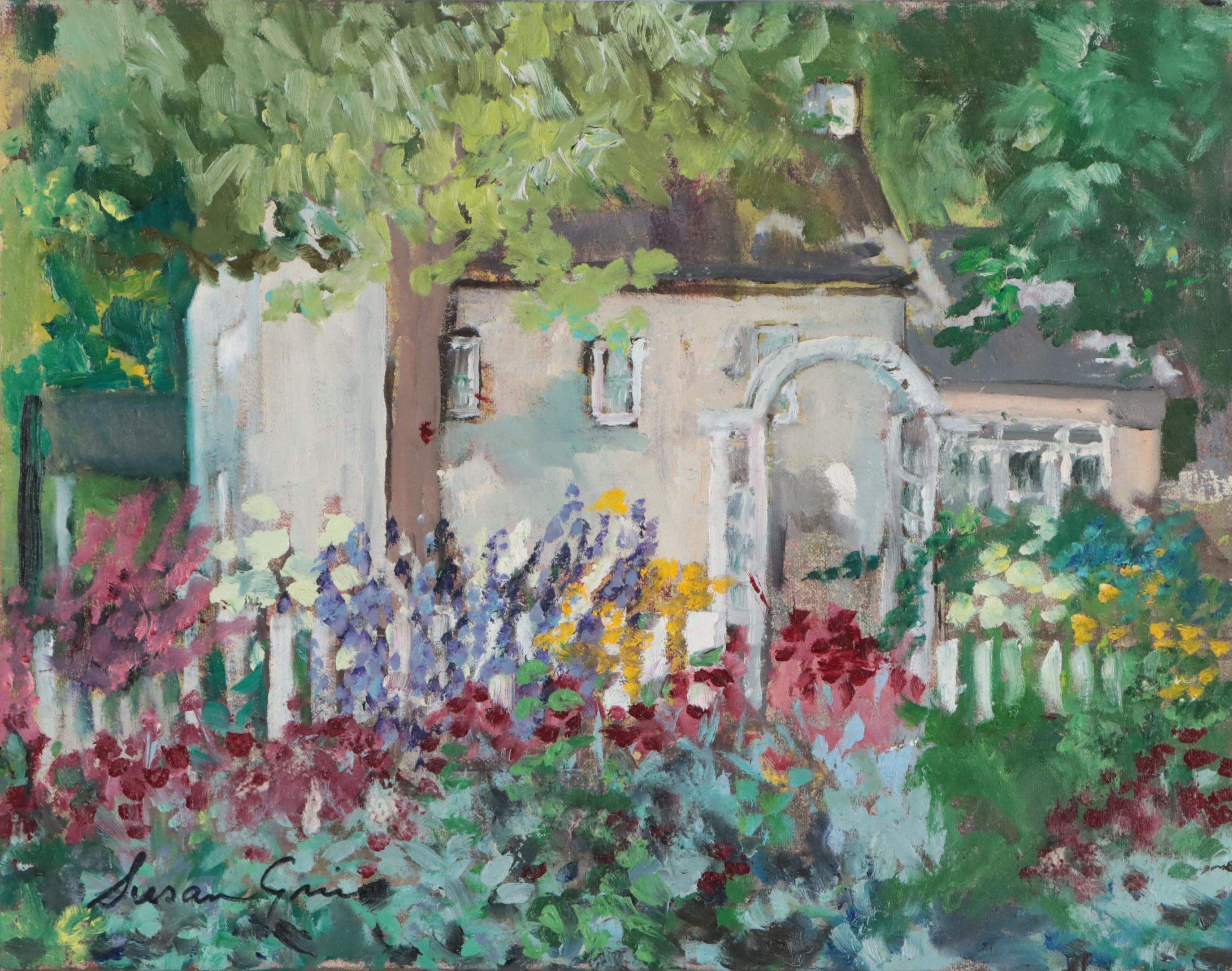 Susan Grier Oil Painting of House Portrait