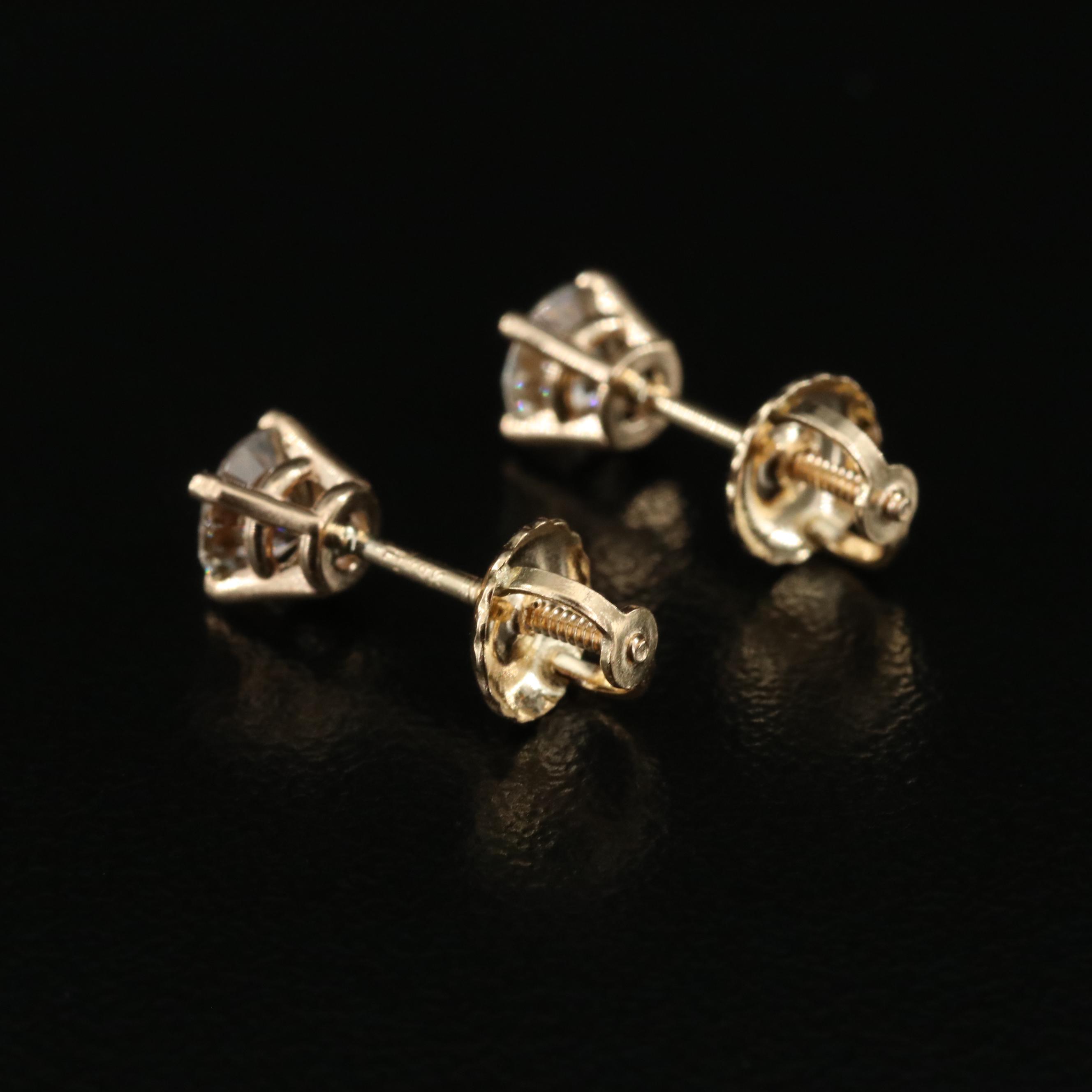 14K 0.63 CTW Diamond Stud Earrings
