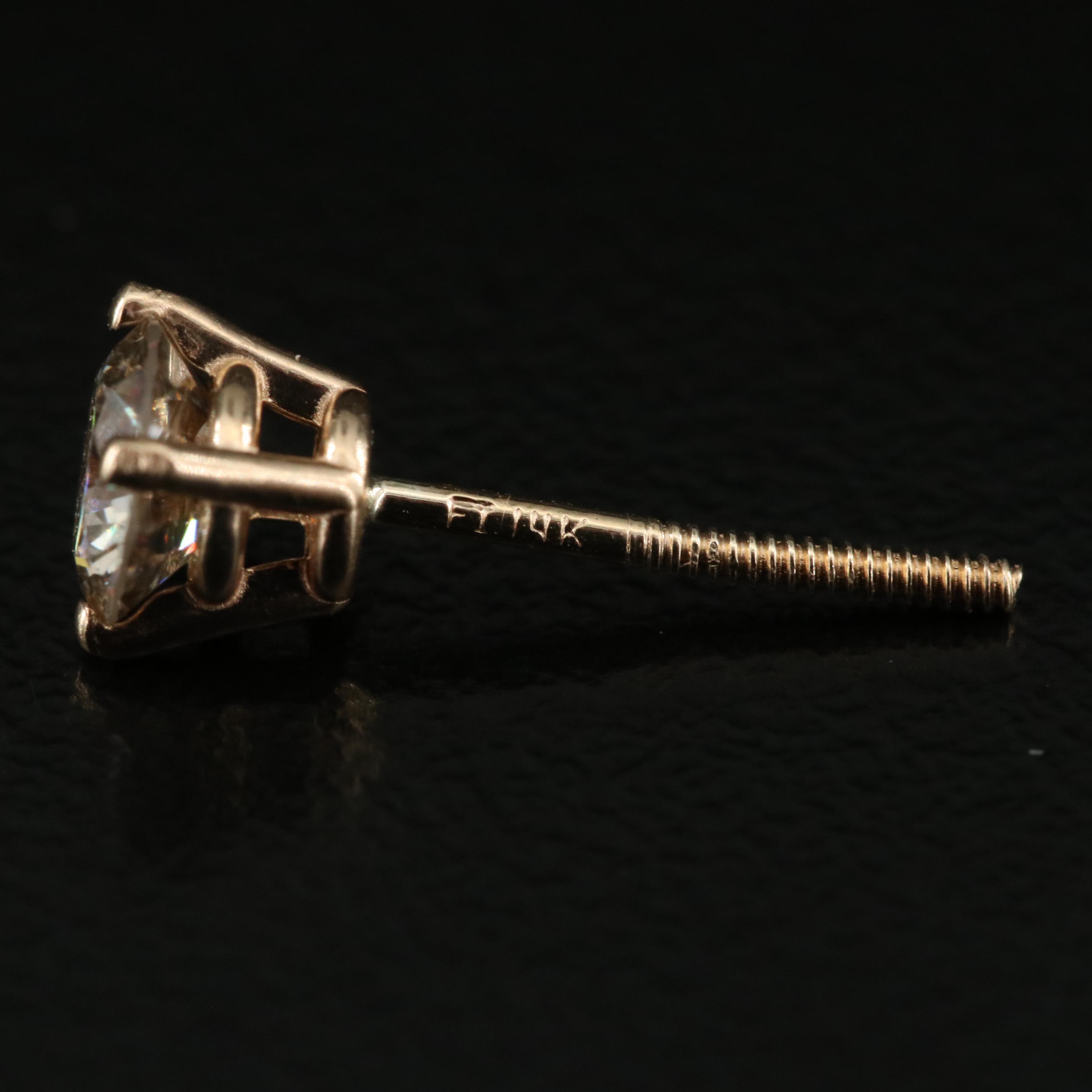 14K 0.63 CTW Diamond Stud Earrings