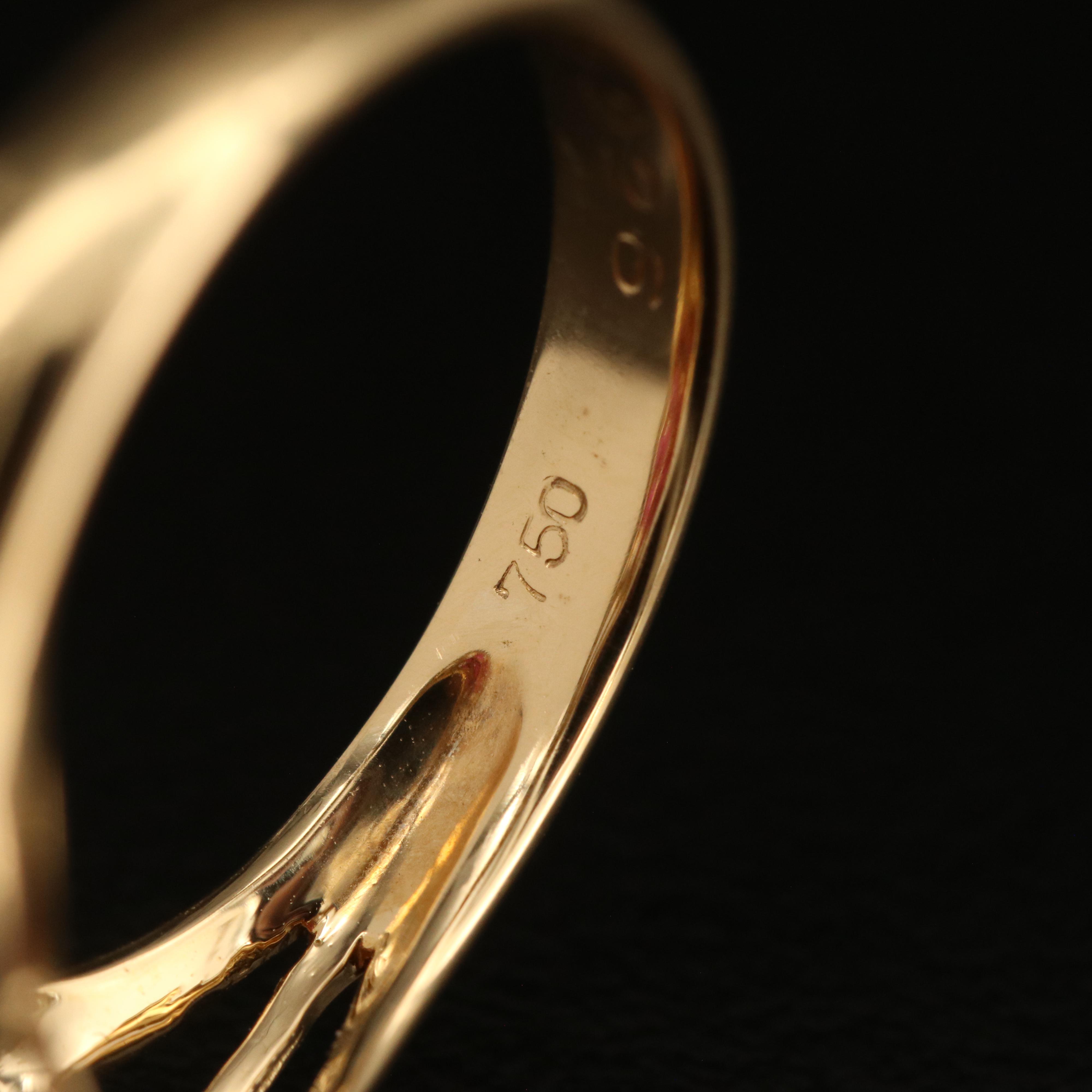 18K Ruby and Diamond Ring