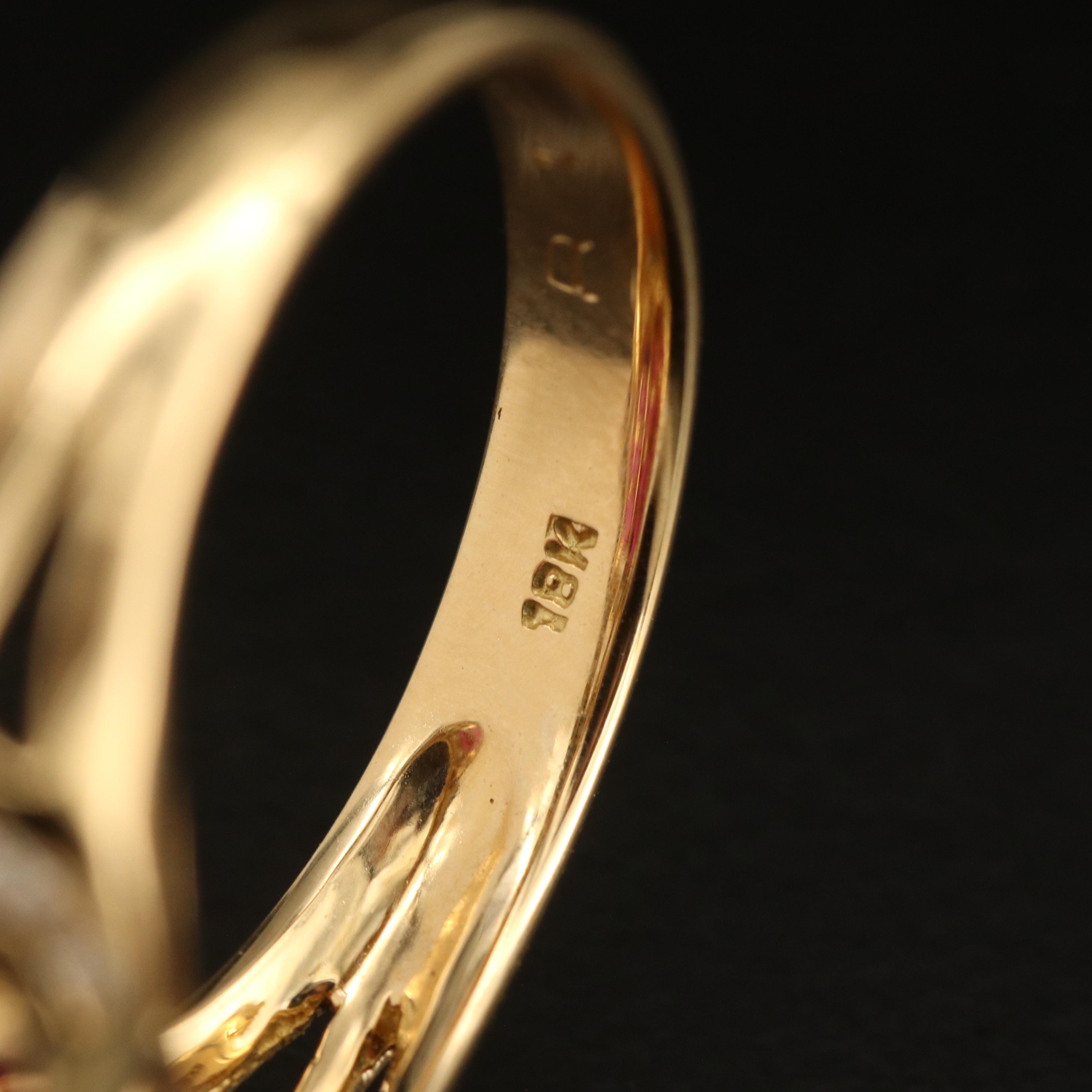 18K Ruby and Diamond Ring