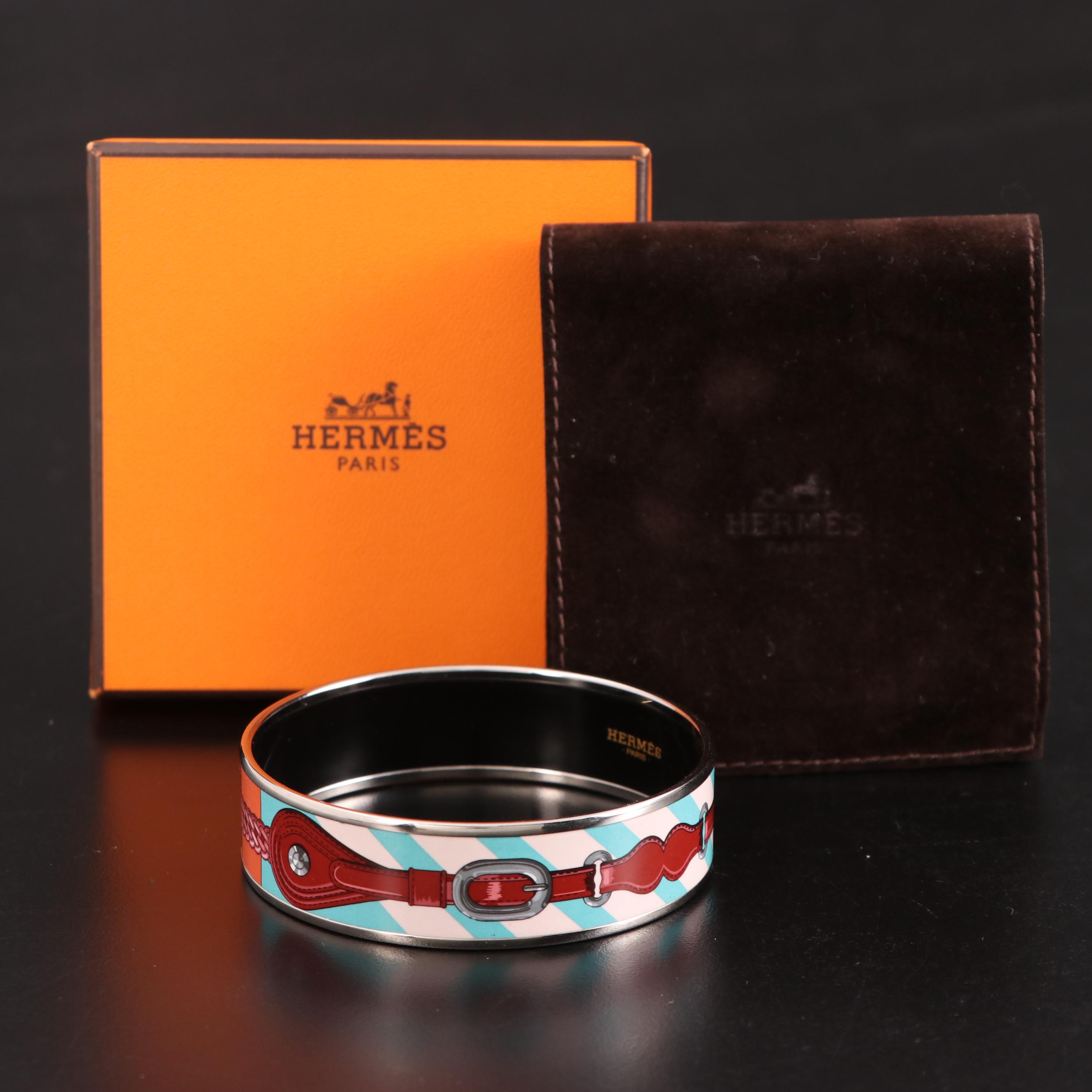 Hermès Equestrian Wide Bangle