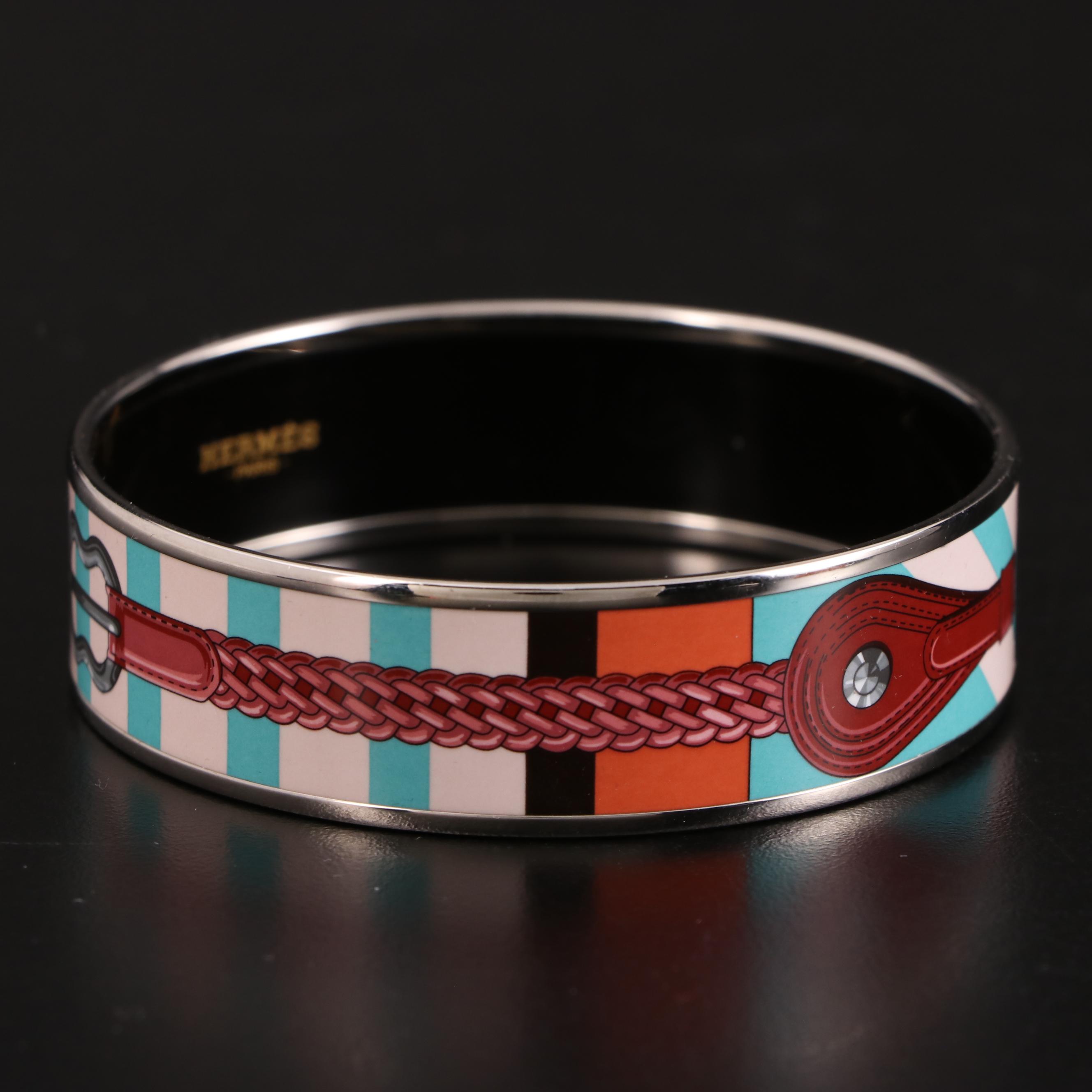 Hermès Equestrian Wide Bangle