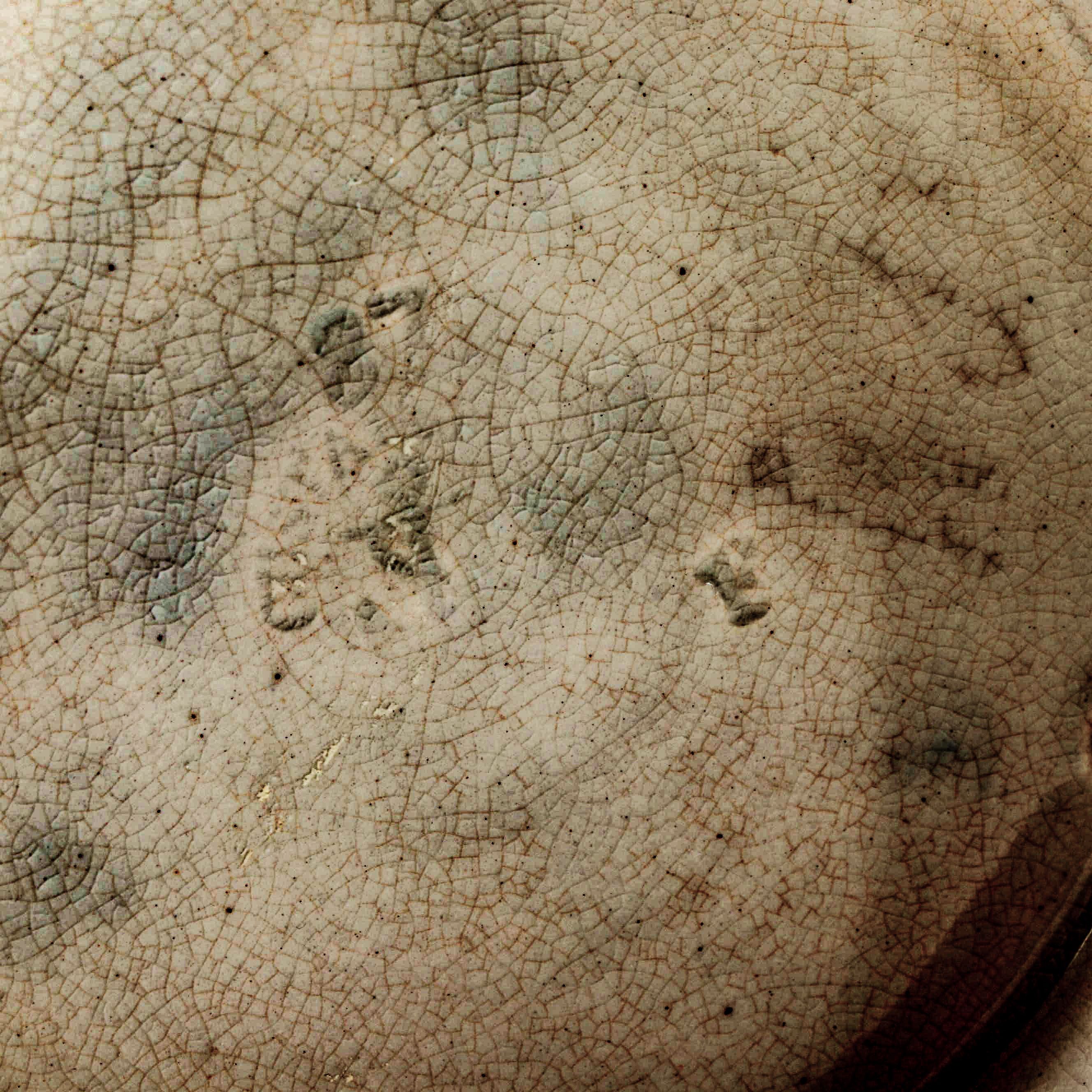 Gustavsberg Dolphin Motif Majolica Trumpet Vase, 19th Century