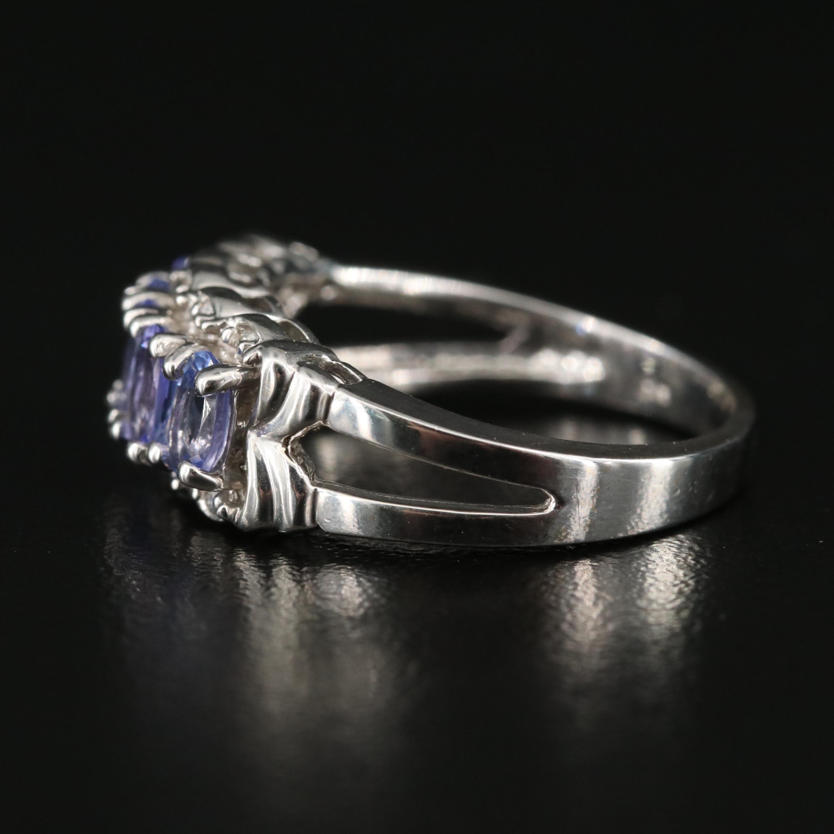 14K Tanzanite and Diamond Ring