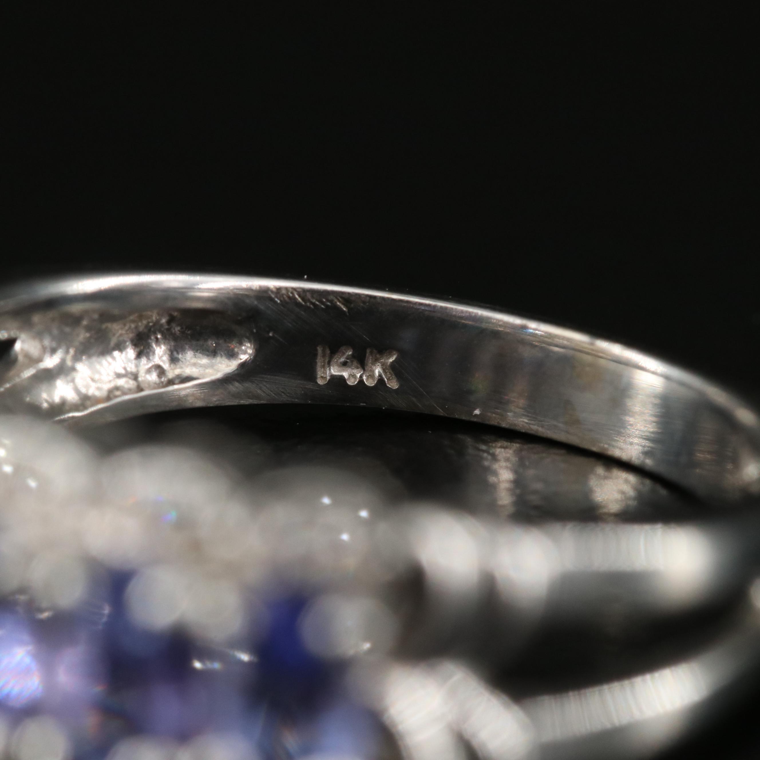 14K Tanzanite and Diamond Ring