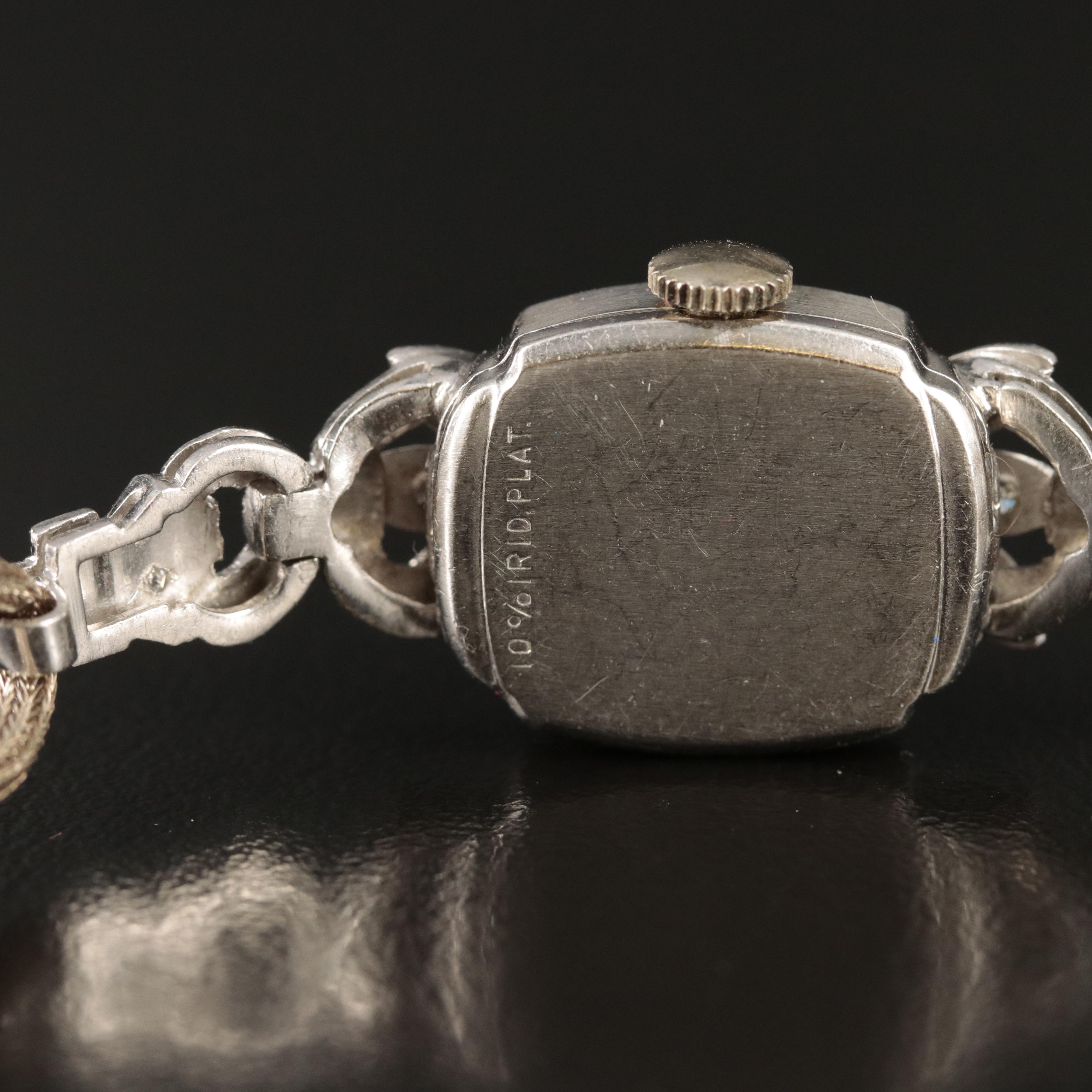 Platinum and Diamond Wittnauer Vintage Watch