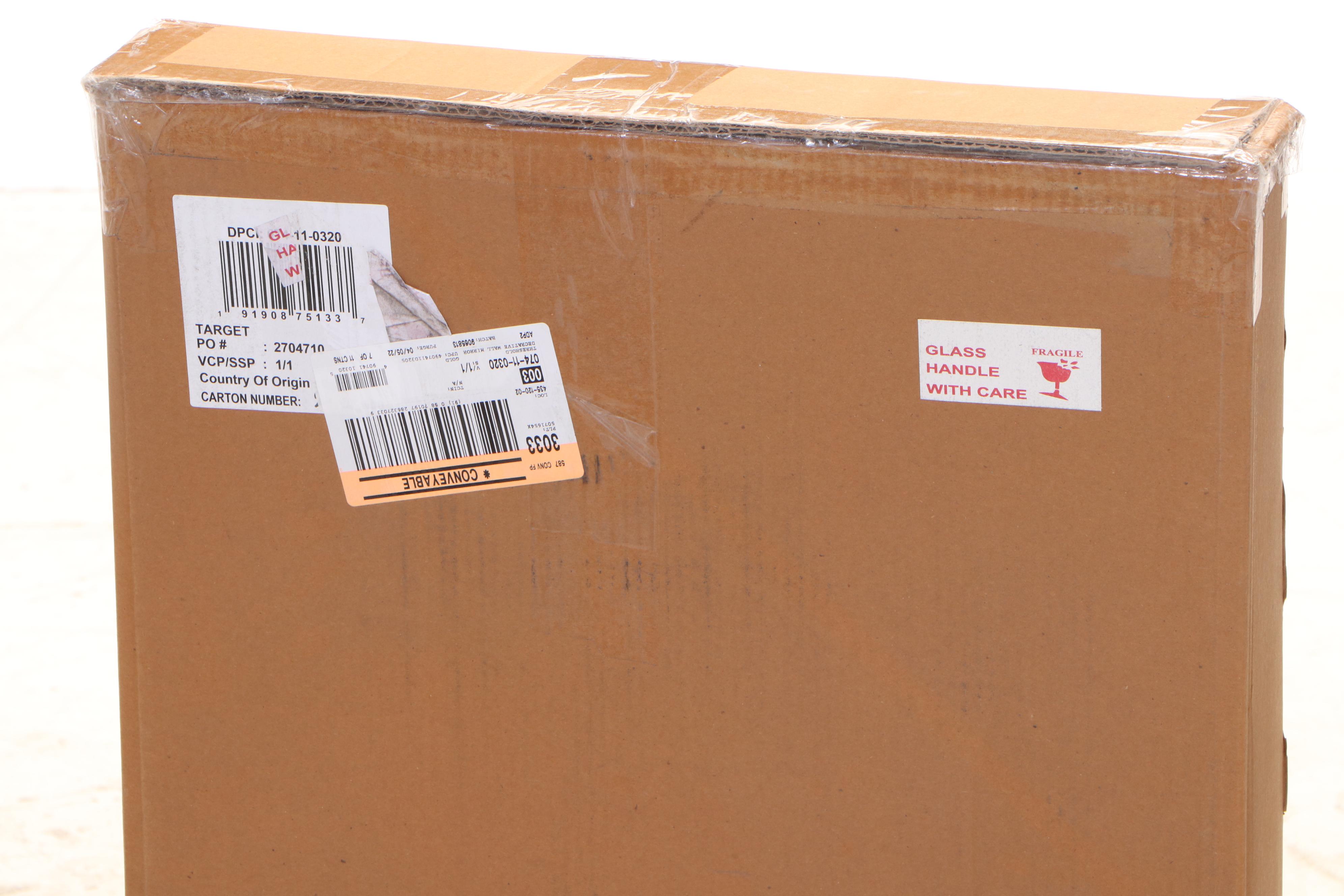 Threshold with Studio McGee Cast Metal Gold Finish Oval Wall Mirror