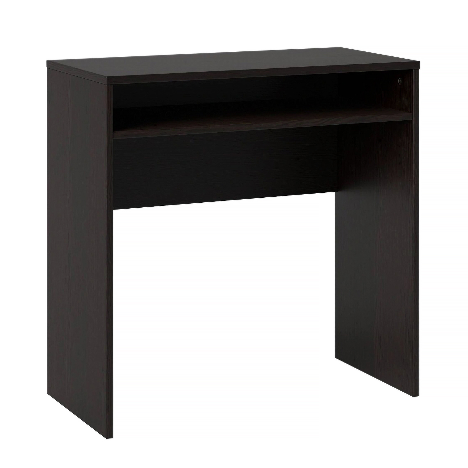 Room Essentials Compact Desk in Black Wood Grain