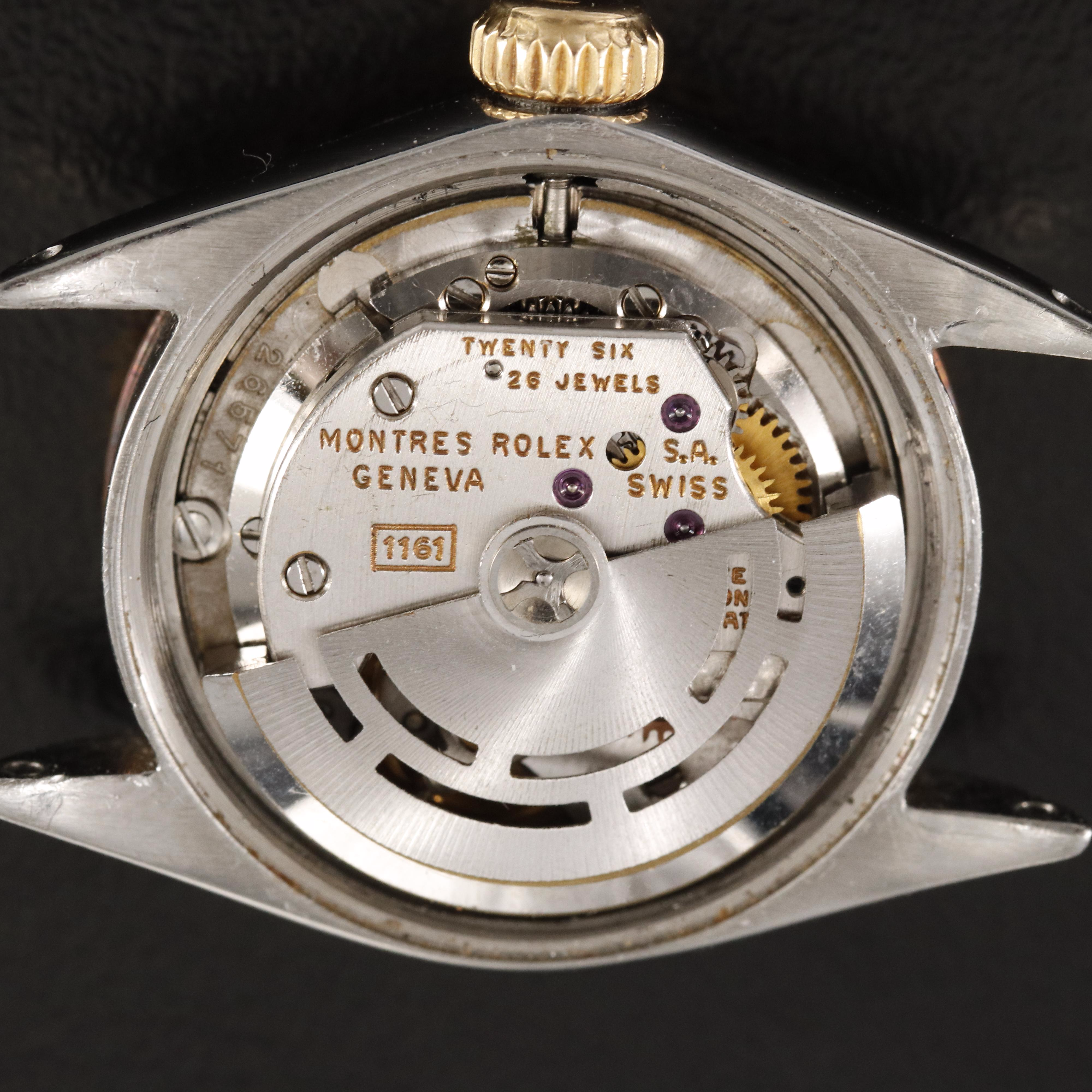 1967 Rolex 18K and Stainless Steel Oyster Perpetual Date Watch