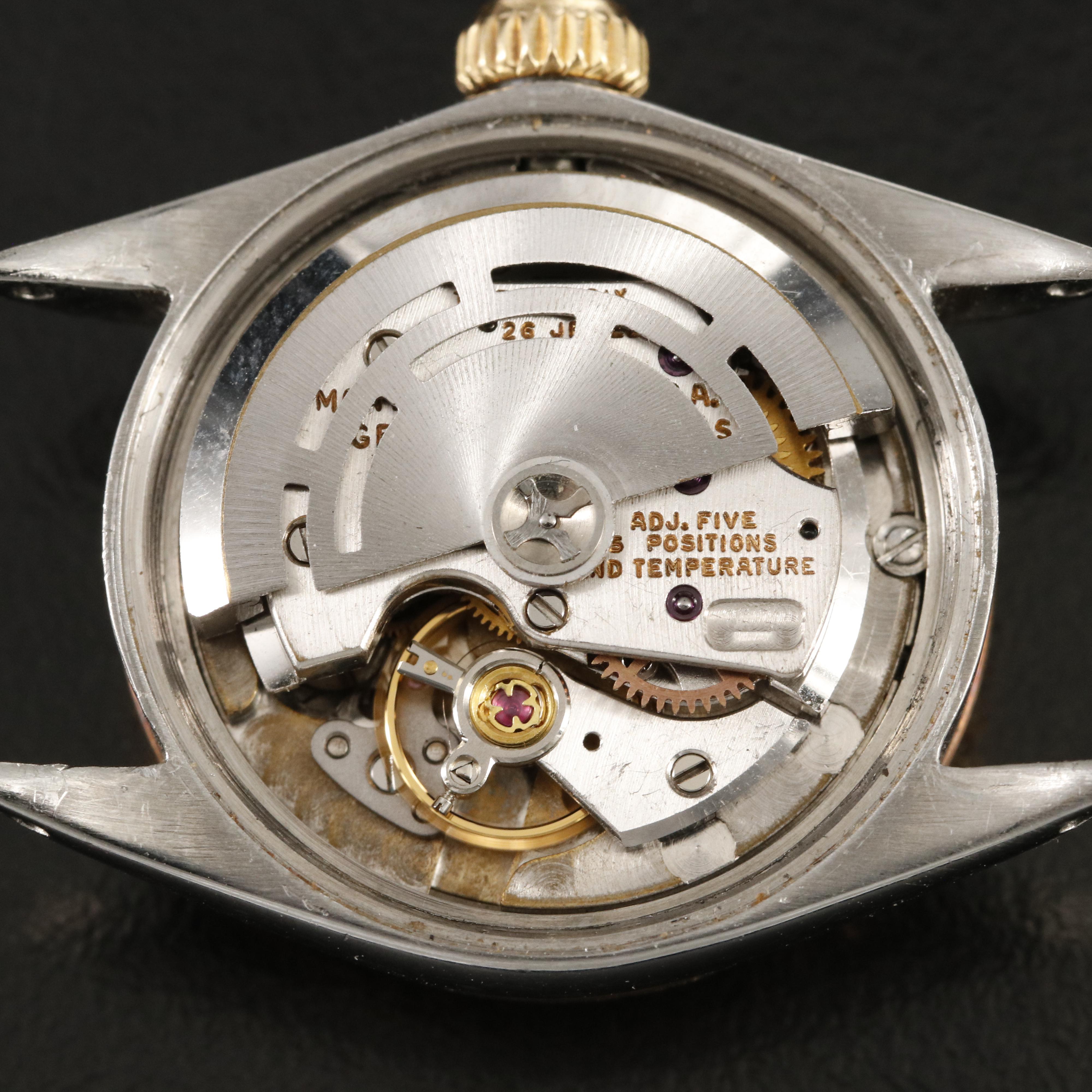 1967 Rolex 18K and Stainless Steel Oyster Perpetual Date Watch