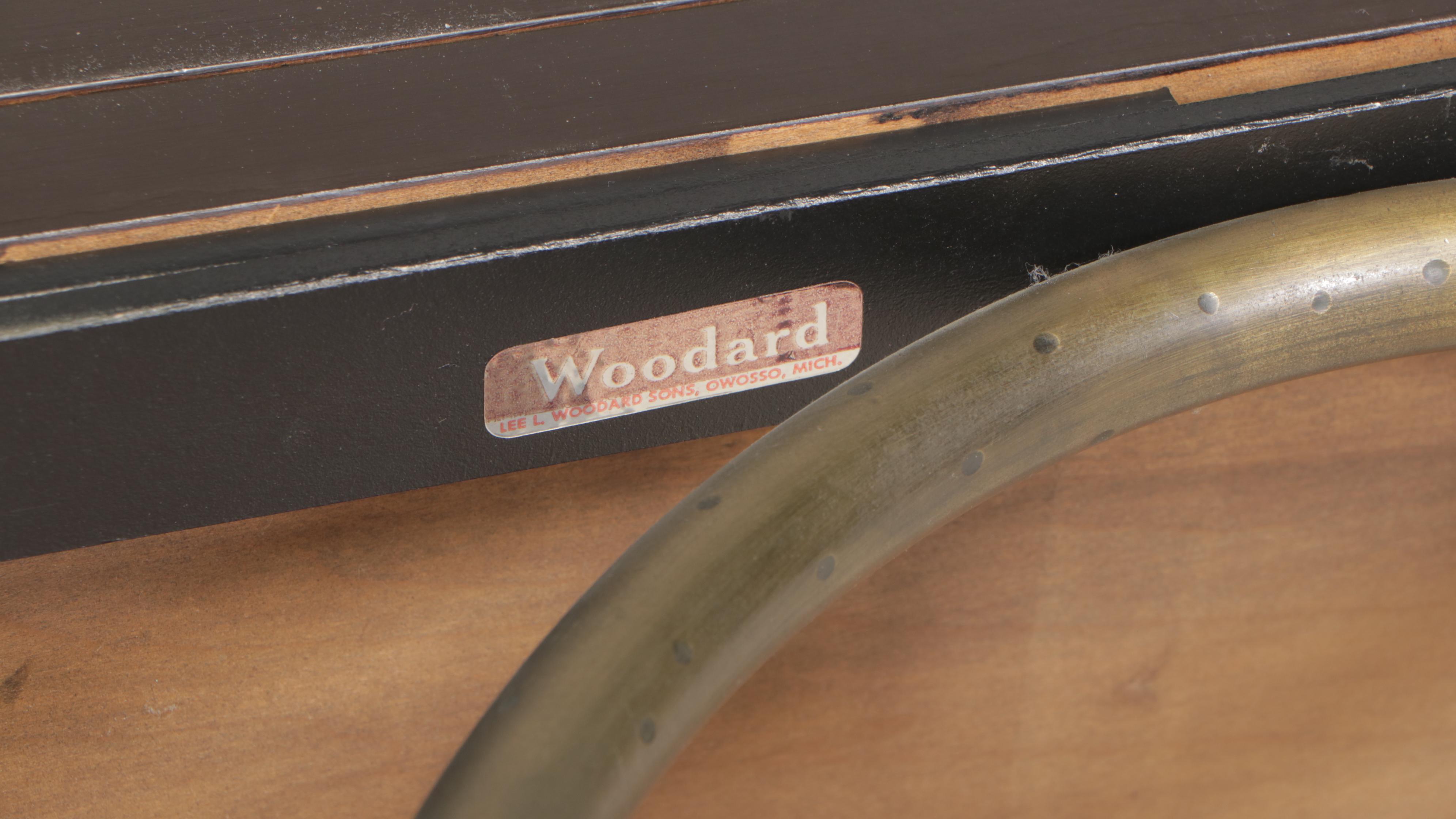 Lee L. Woodard Sons Oak and Patinated Metal Metamorphic Console/Dining Table