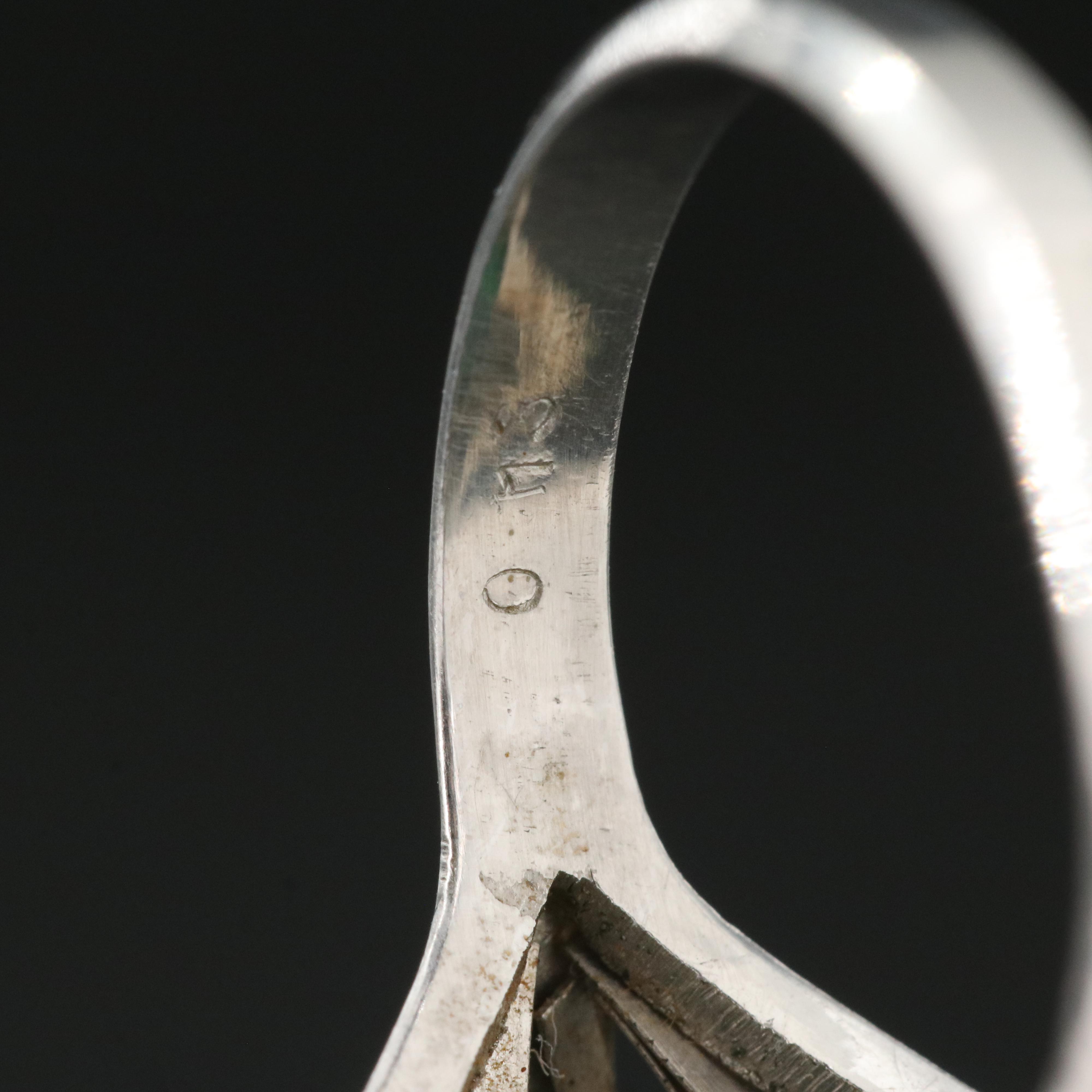 Platinum Opal and Diamond Ring