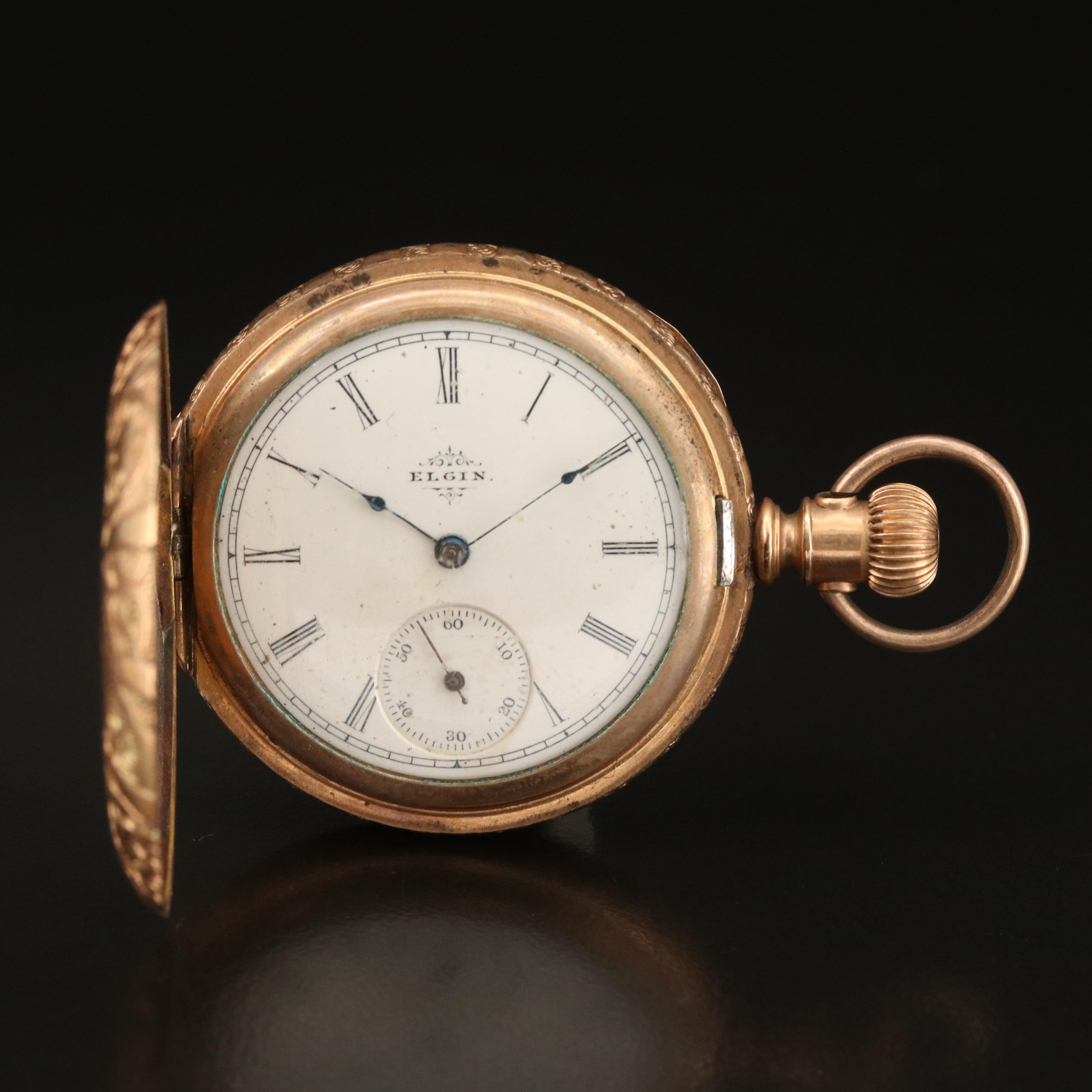 1897 Elgin Gold-Filled Pocket Watch