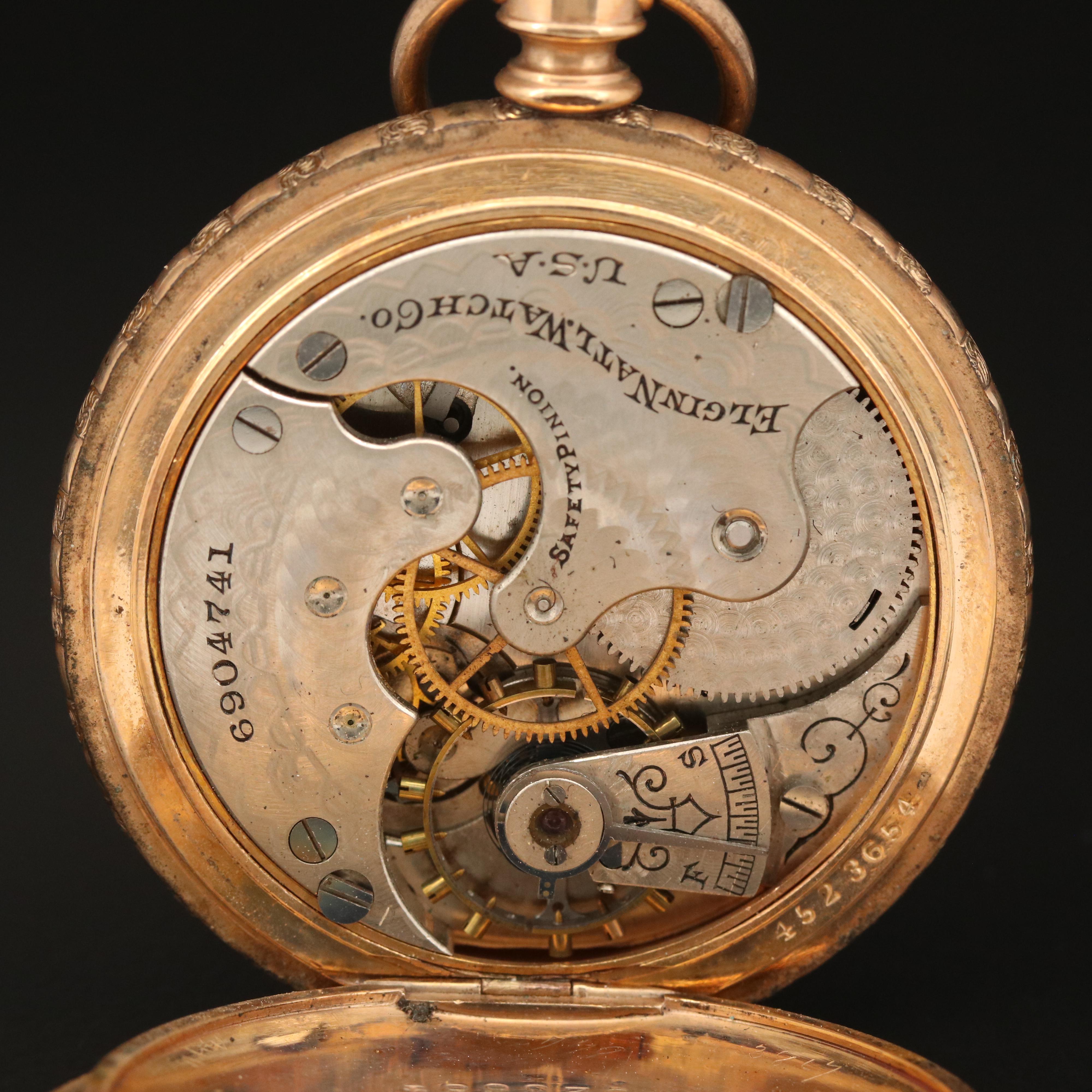 1897 Elgin Gold-Filled Pocket Watch