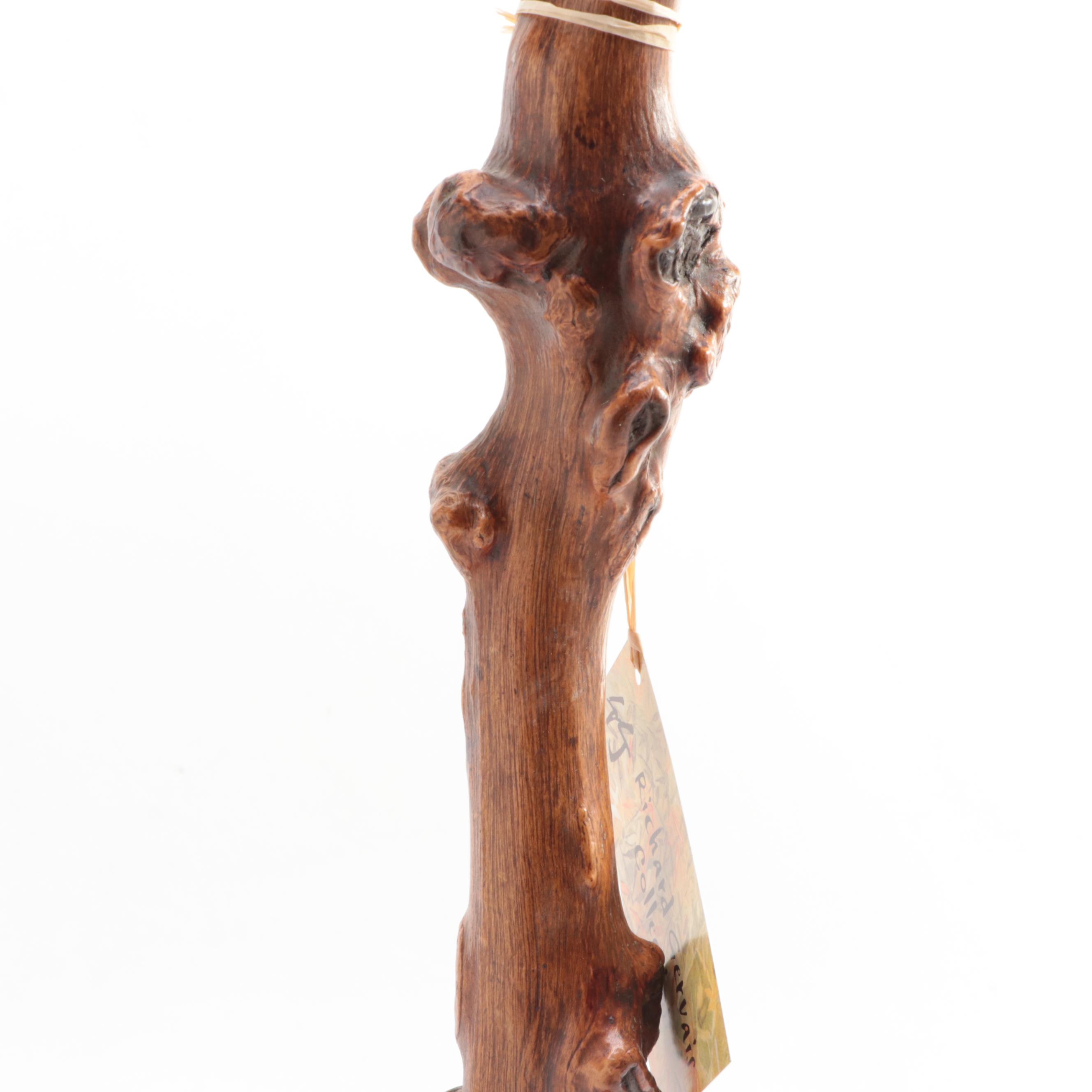 Japanese Keyaki Wood Candlestick