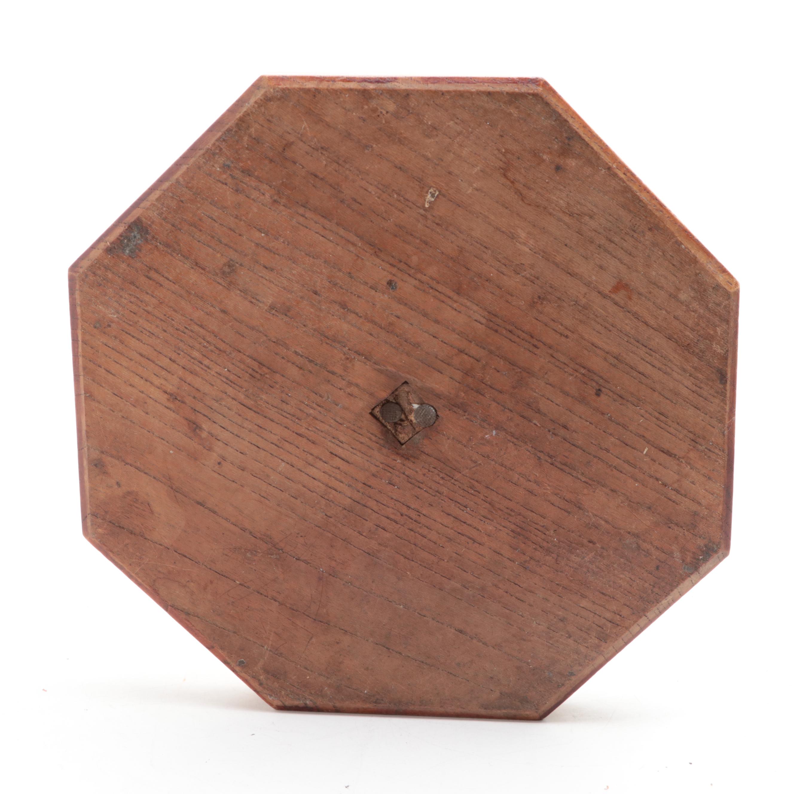 Japanese Keyaki Wood Candlestick