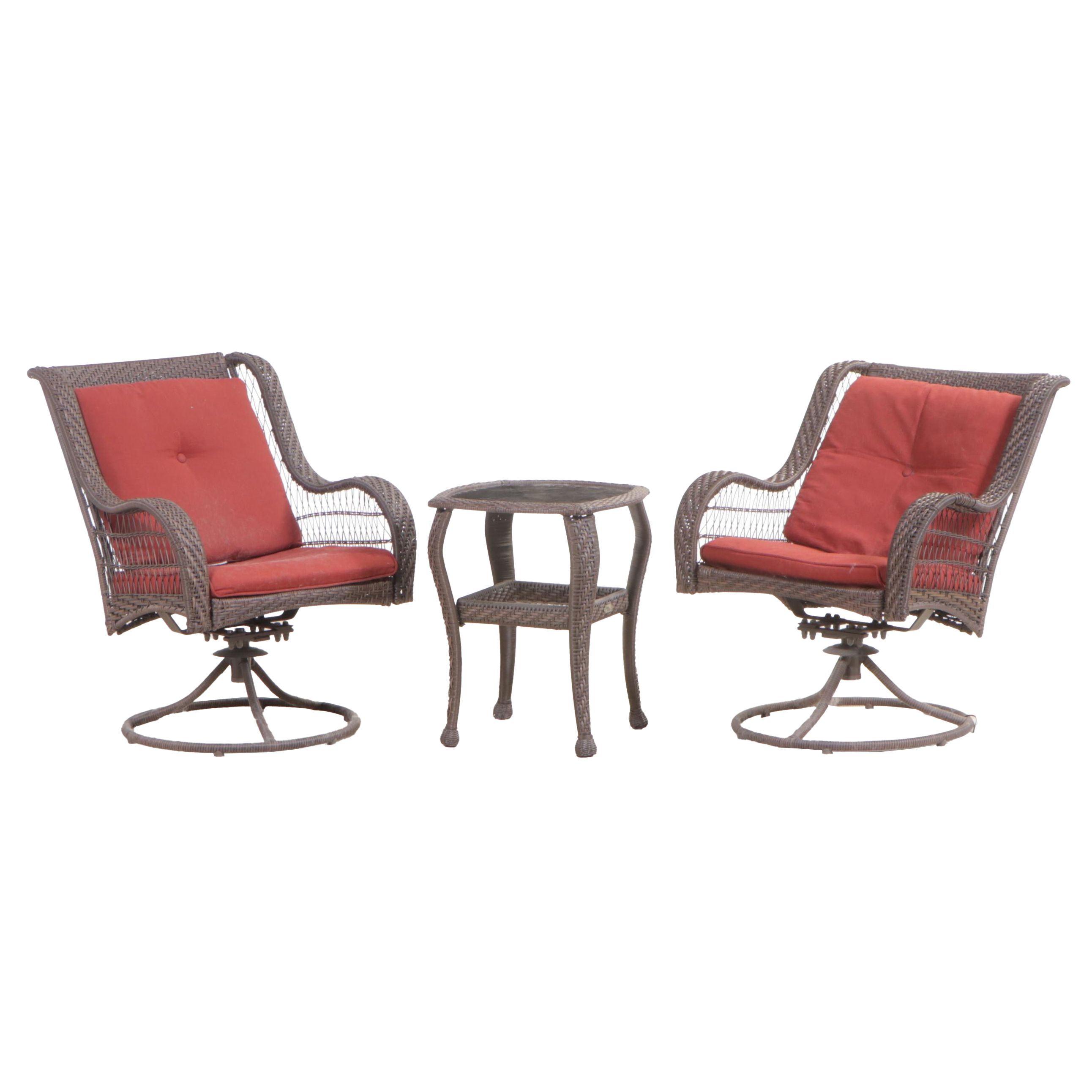 Three-Piece Better Homes and Gardens Resin Wicker Patio Lounge Set