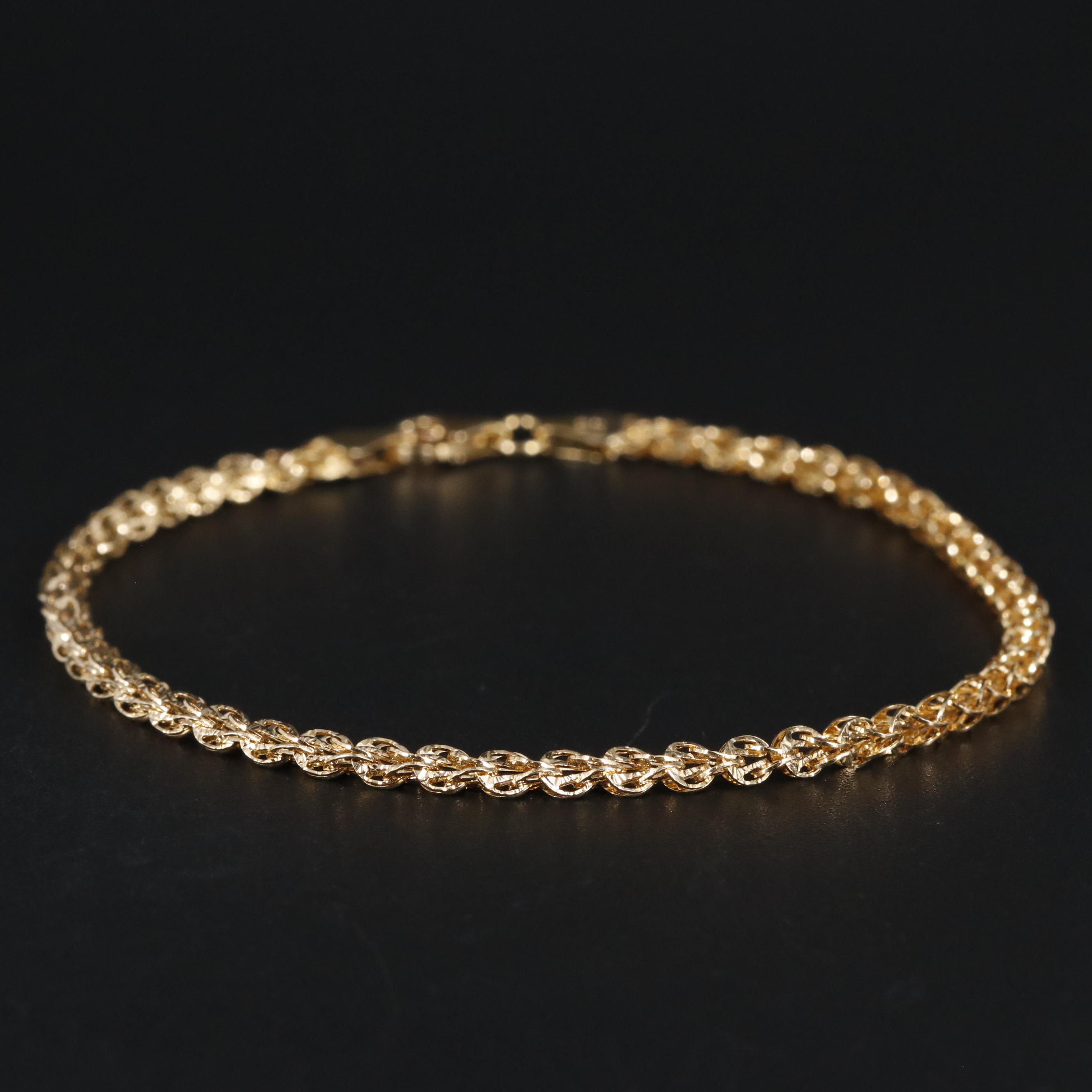14K Chain Bracelet
