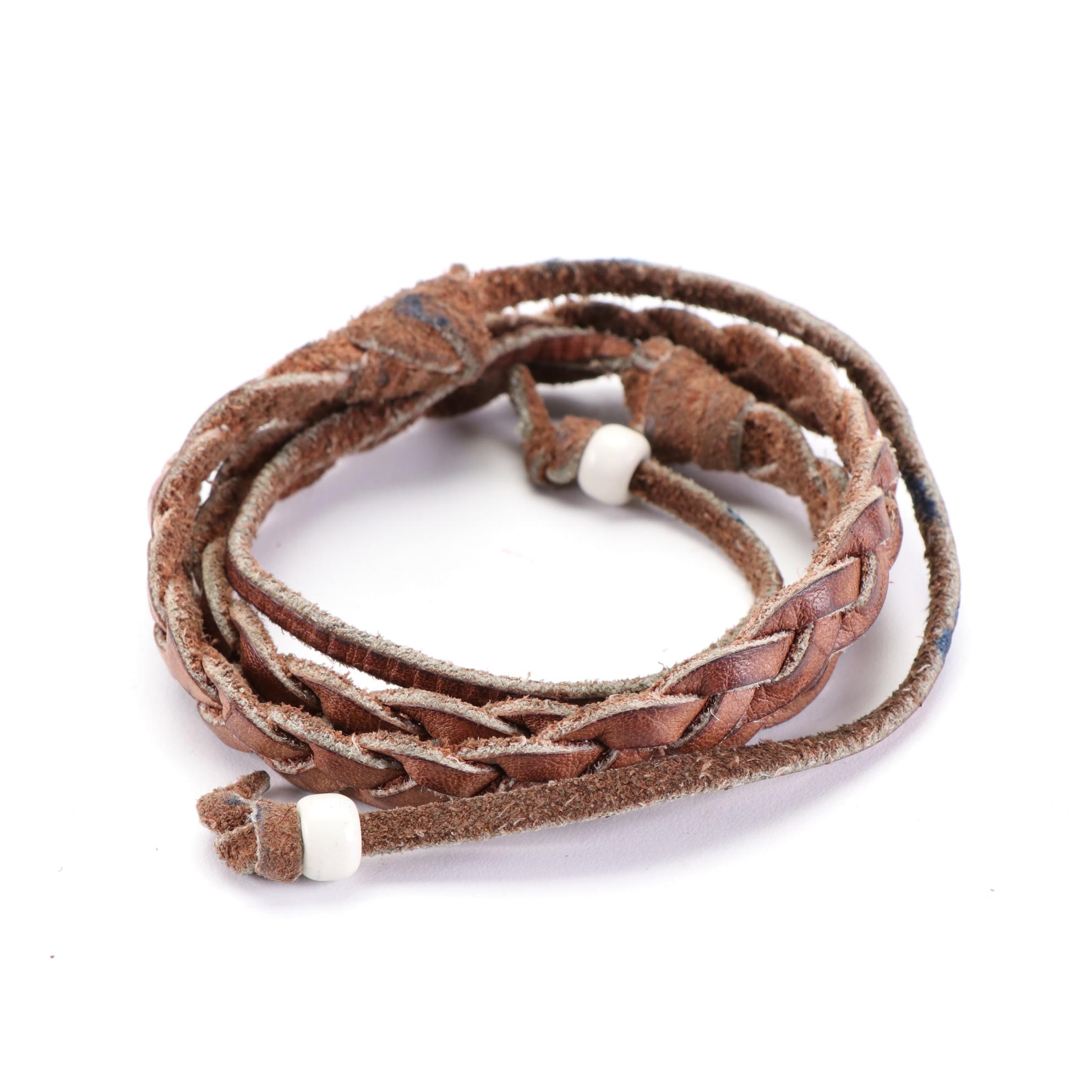 Leather/Suede Shoulder Bags with Fringe and Braided Leather Accessories