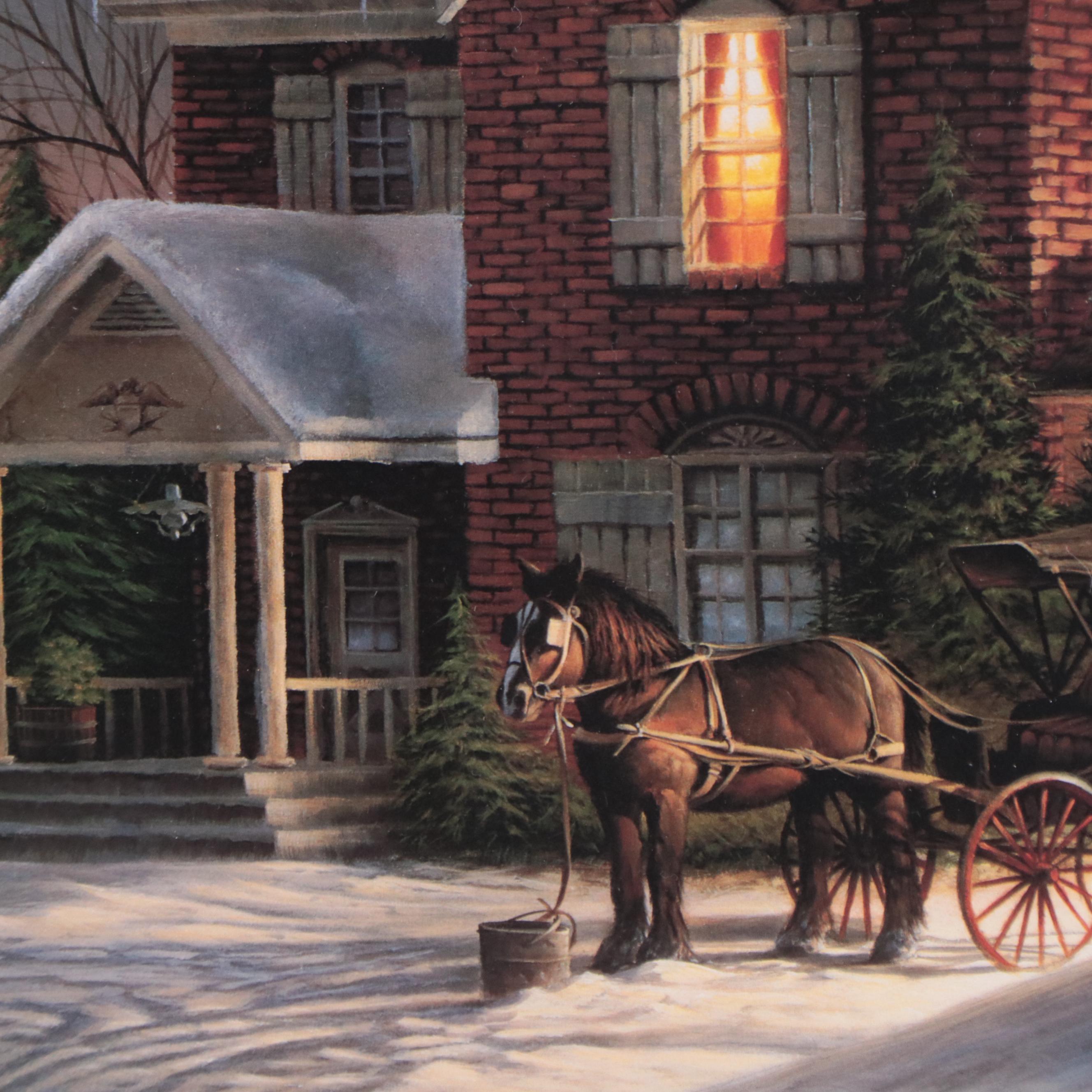 Terry Redlin Offset Lithograph "House Call," Late 20th Century