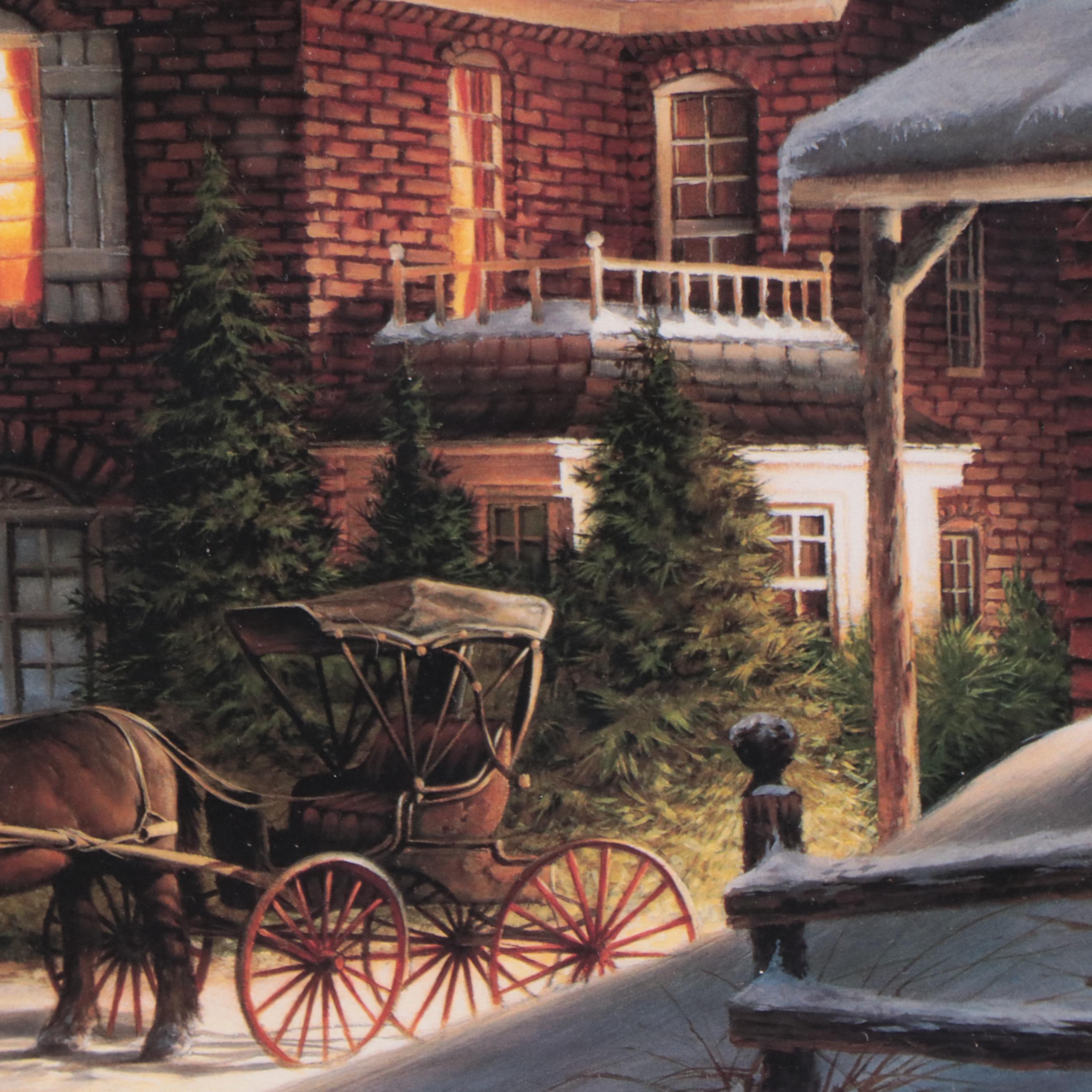Terry Redlin Offset Lithograph "House Call," Late 20th Century