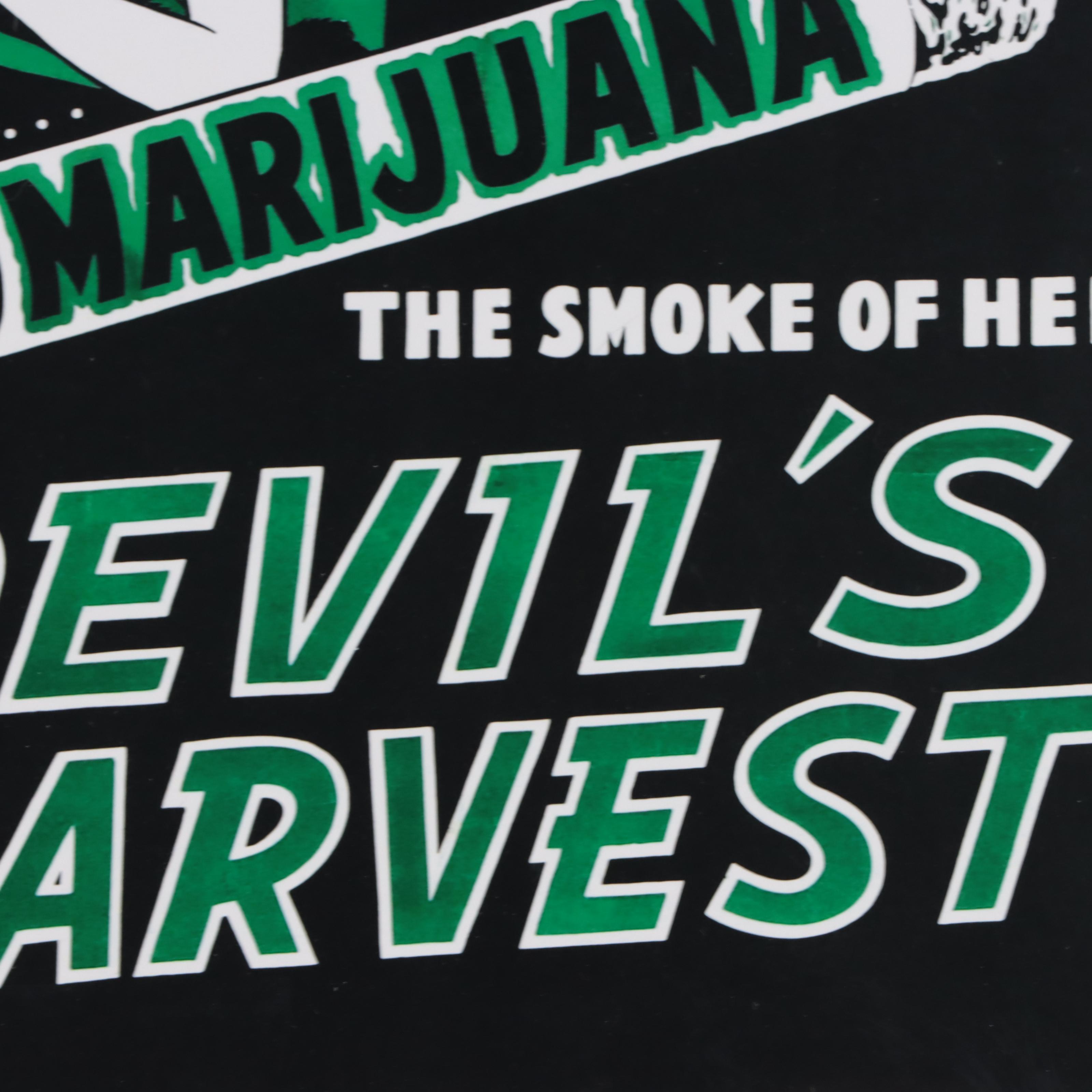 Giclée After Marijuana Propaganda Poster, 21st Century