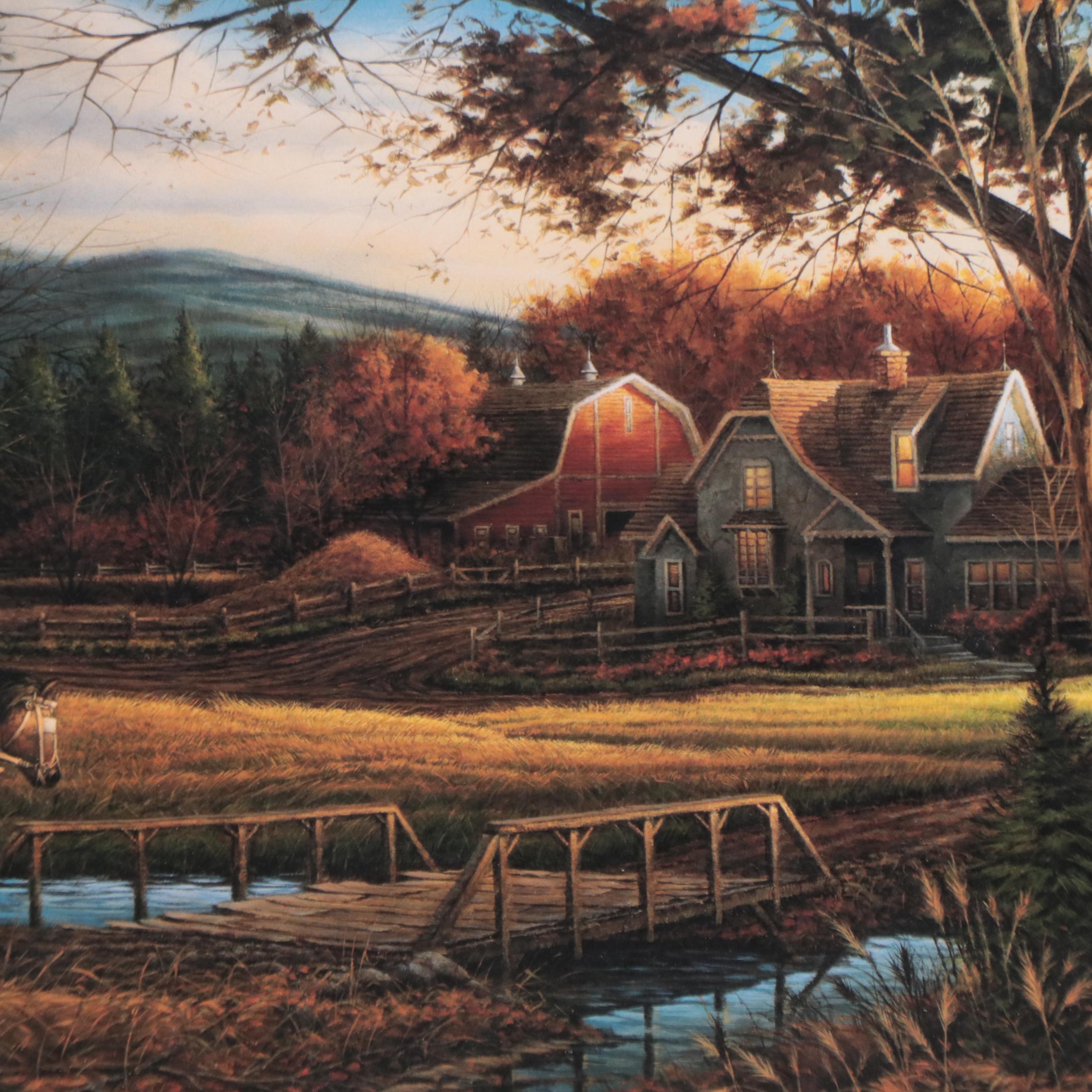 Terry Redlin Offset Lithograph "Wednesday Afternoon," Late 20th Century
