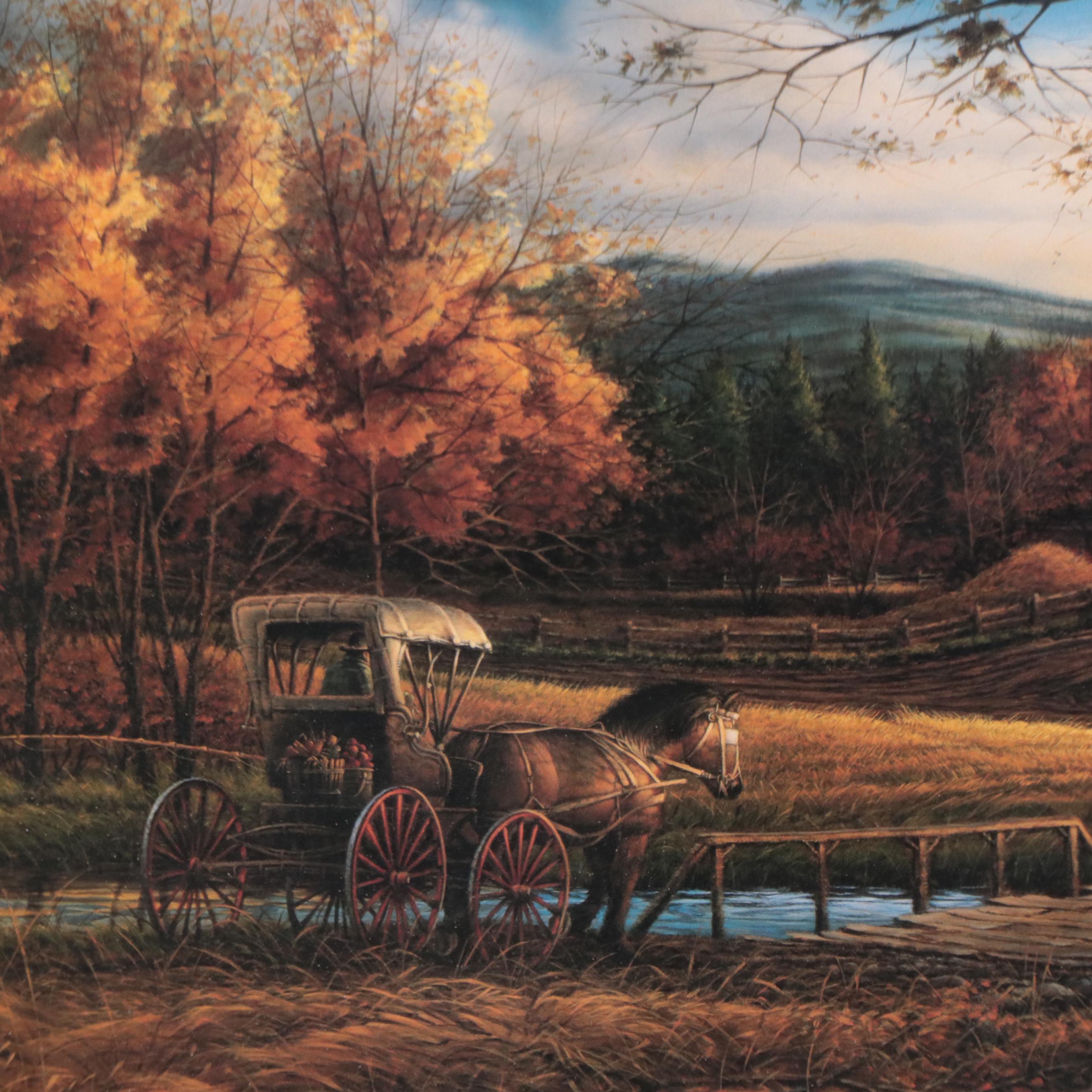 Terry Redlin Offset Lithograph "Wednesday Afternoon," Late 20th Century