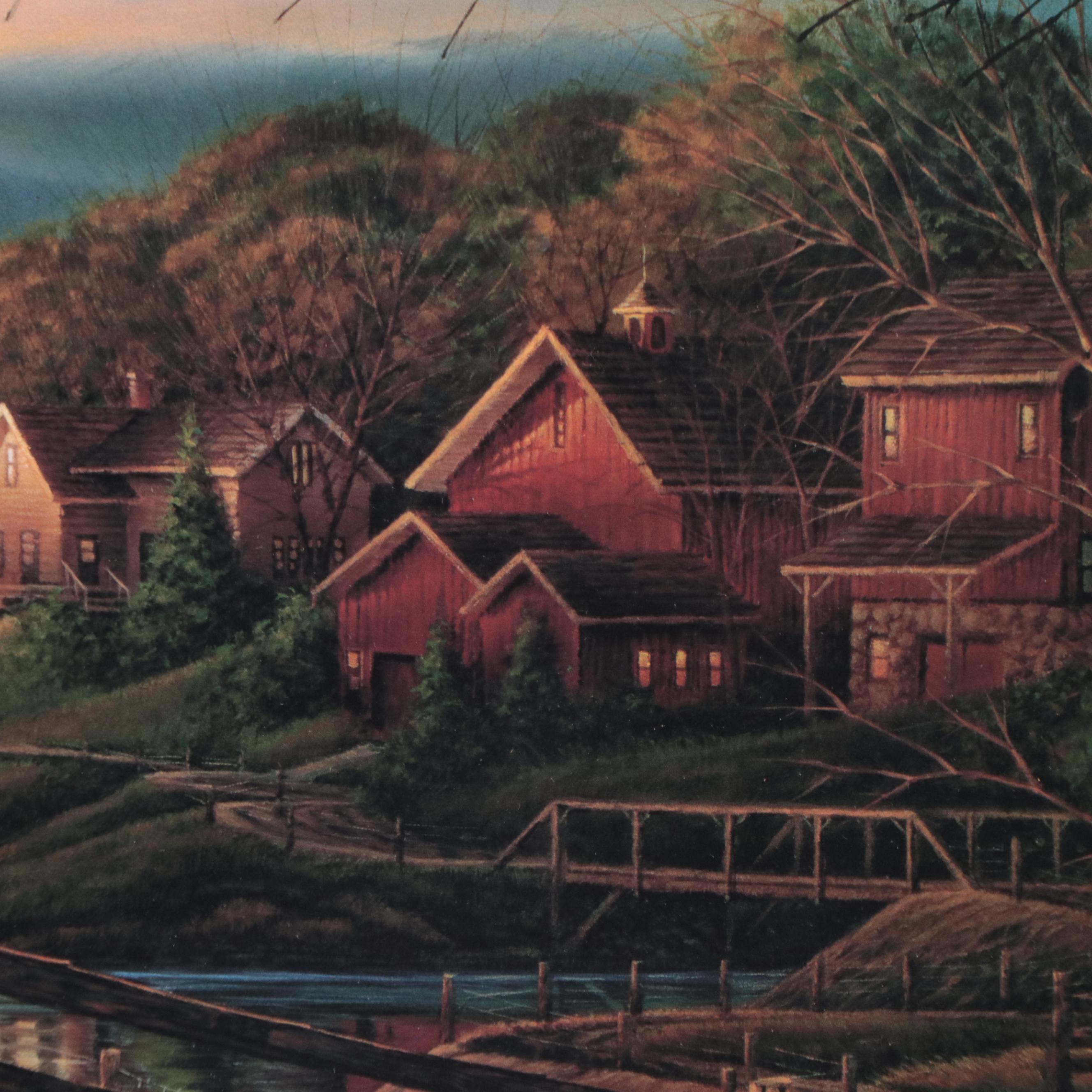 Terry Redlin Offset Lithograph "Morning Rounds," Late 20th Century