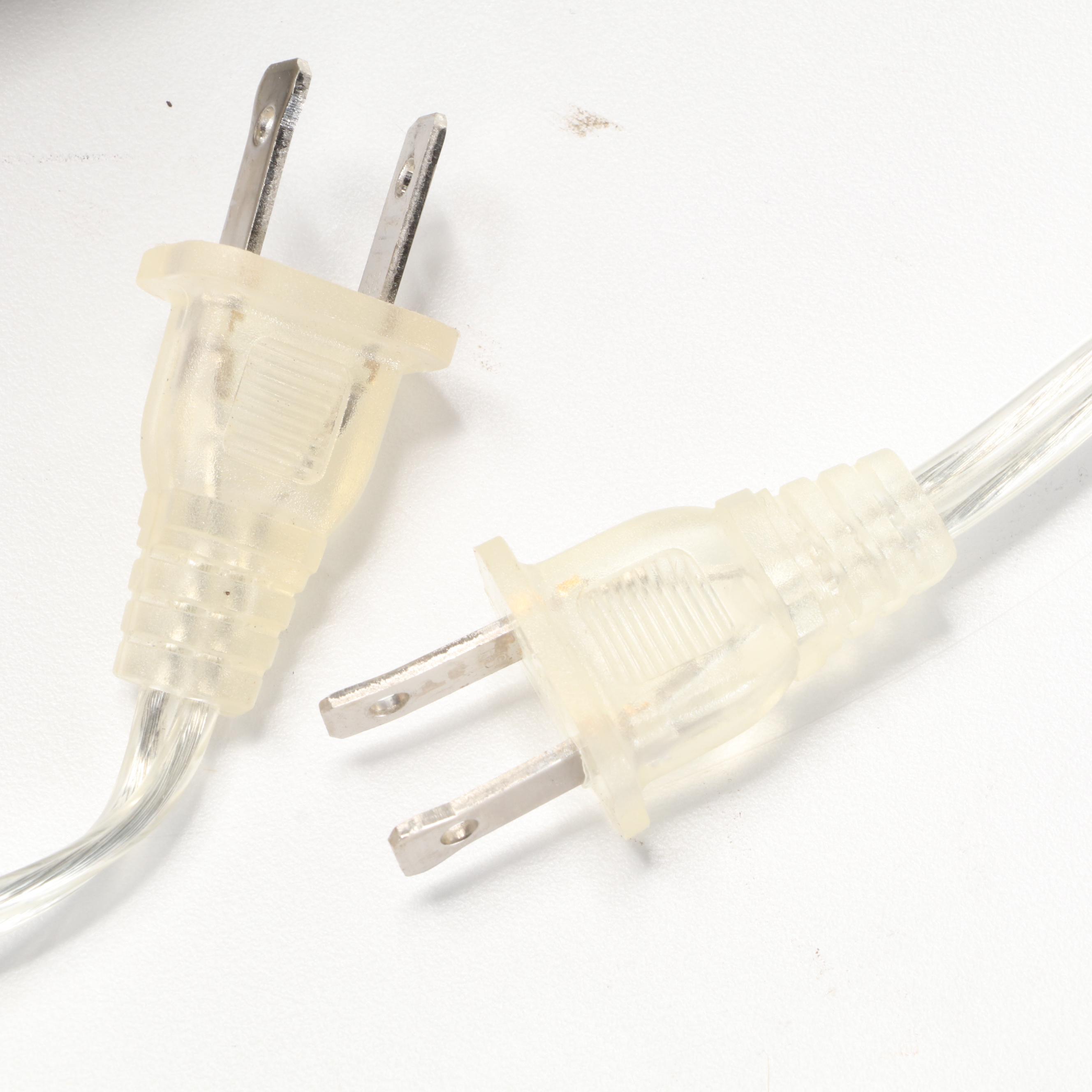 Pair of Mercury Glass Spiral Table Lamps, Contemporary