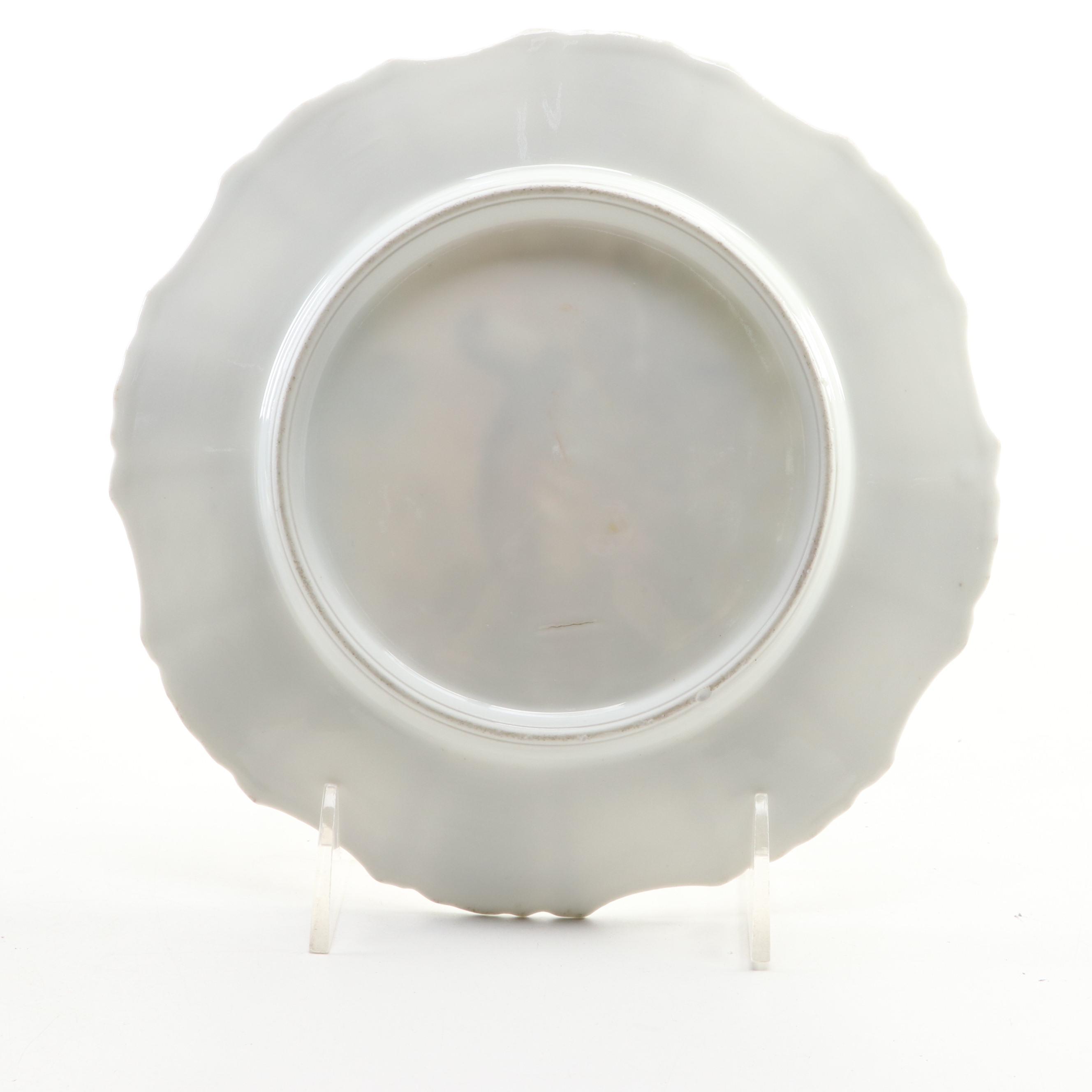 Zeh, Scherzer & Co. with Other Porcelain Bird Cabinet Plates, 20th Century