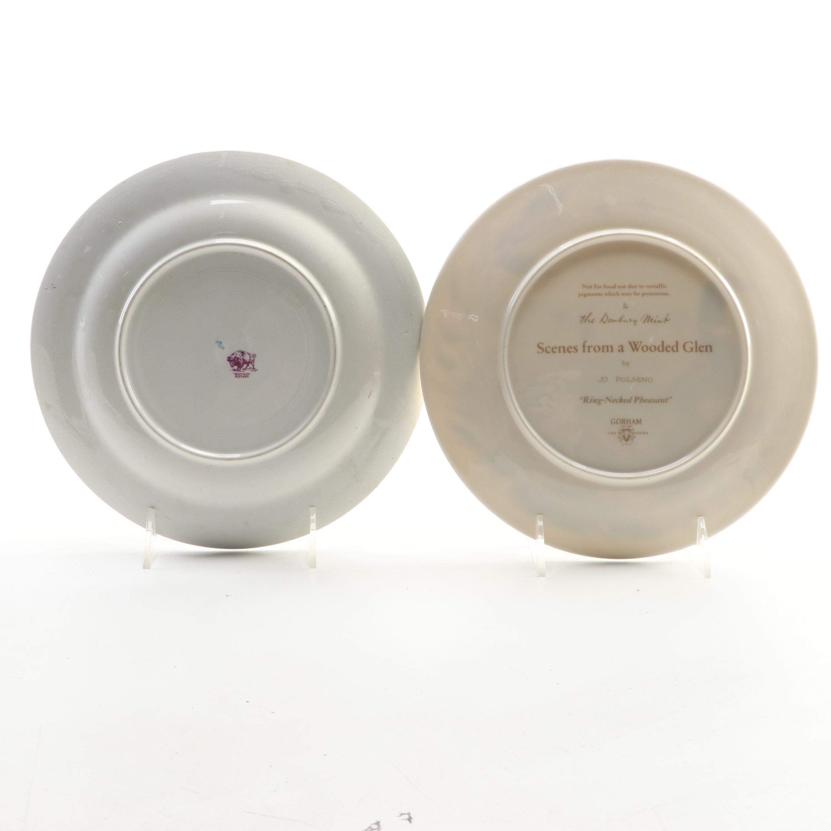 Zeh, Scherzer & Co. with Other Porcelain Bird Cabinet Plates, 20th Century