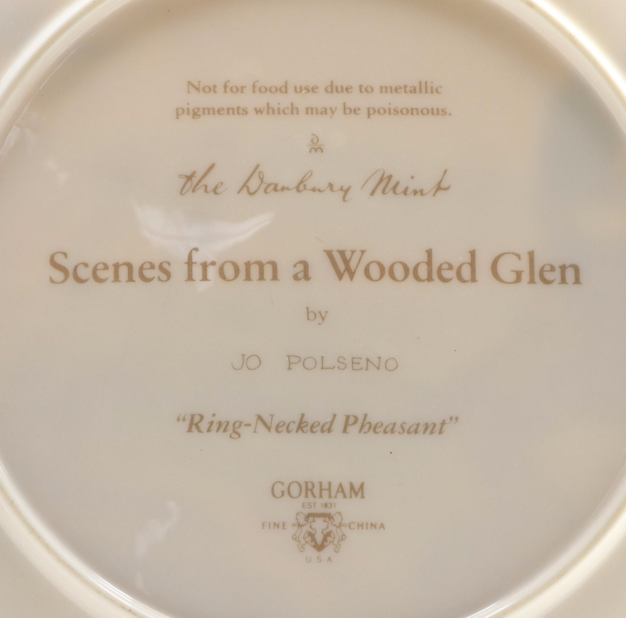 Zeh, Scherzer & Co. with Other Porcelain Bird Cabinet Plates, 20th Century