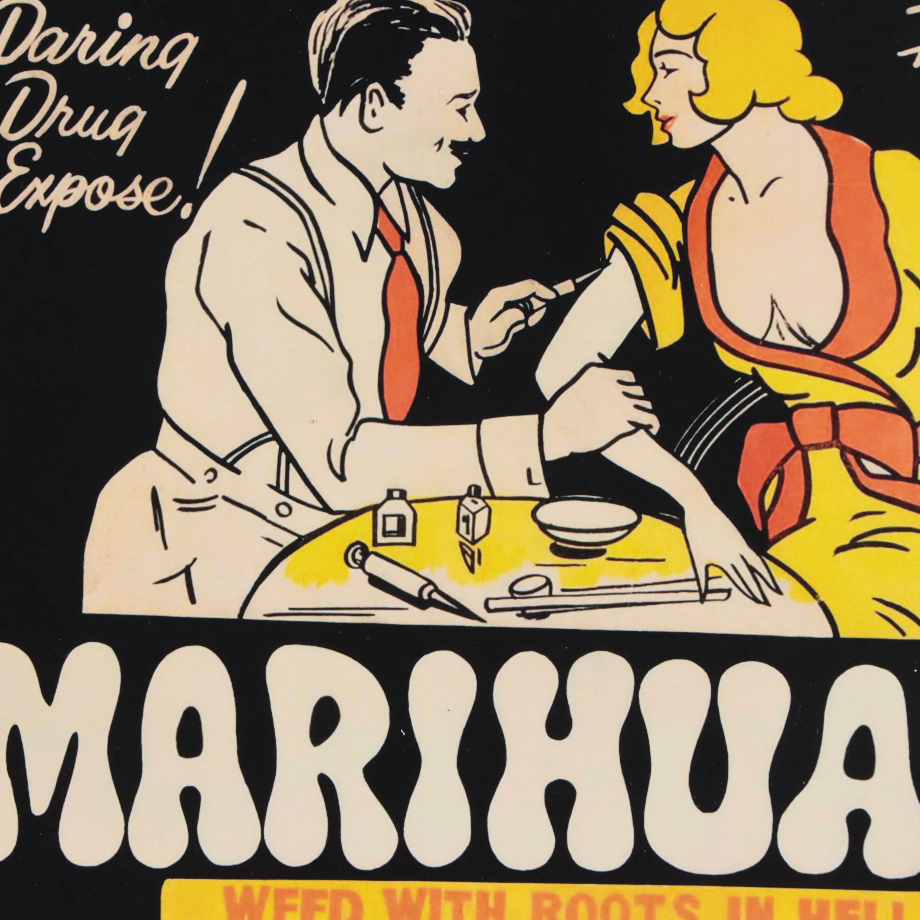 Giclée After Marijuana Propaganda Poster, 21st Century