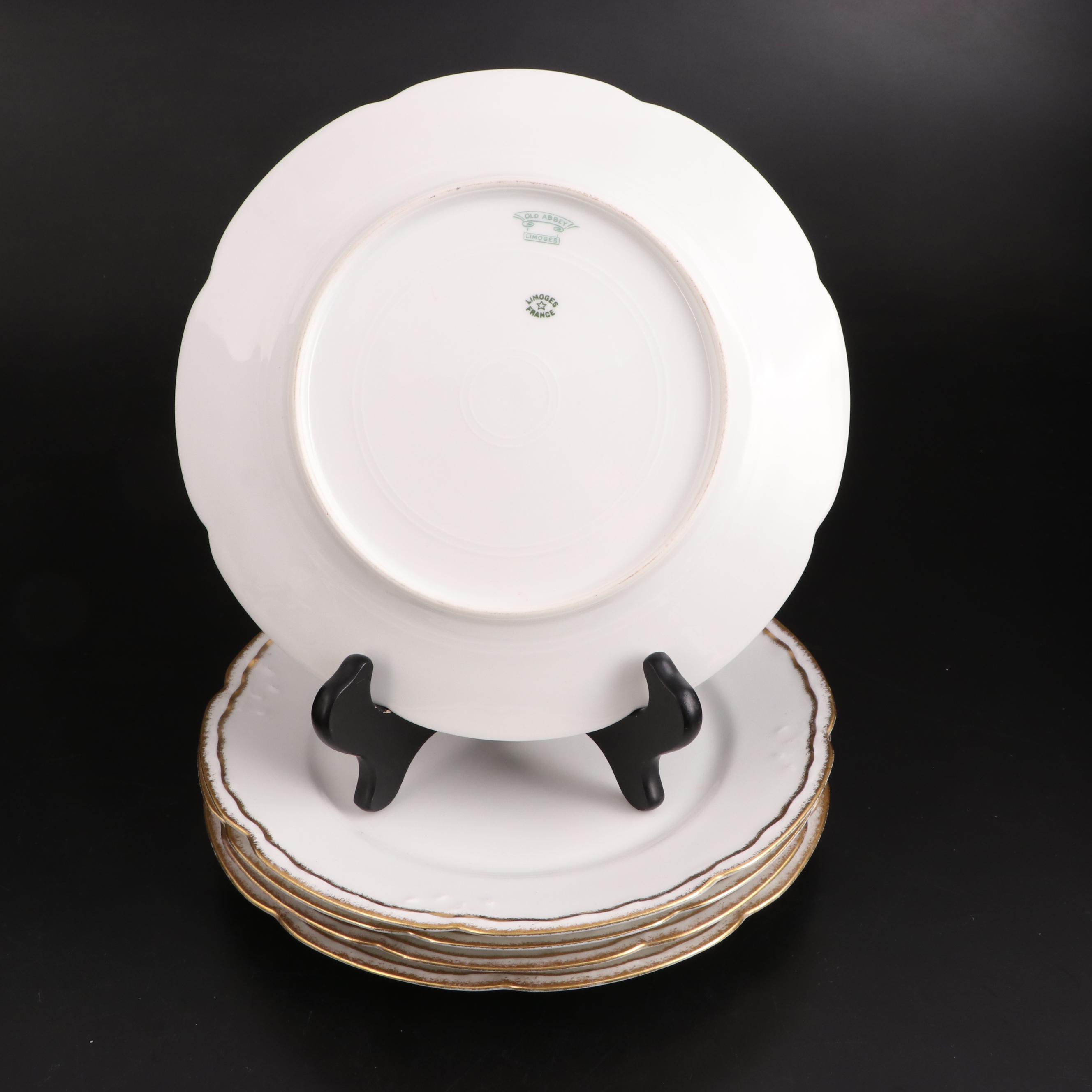 Mavaleix, Mandavy & Balleroy "Old Abbey" Porcelain Limoges Dinnerware