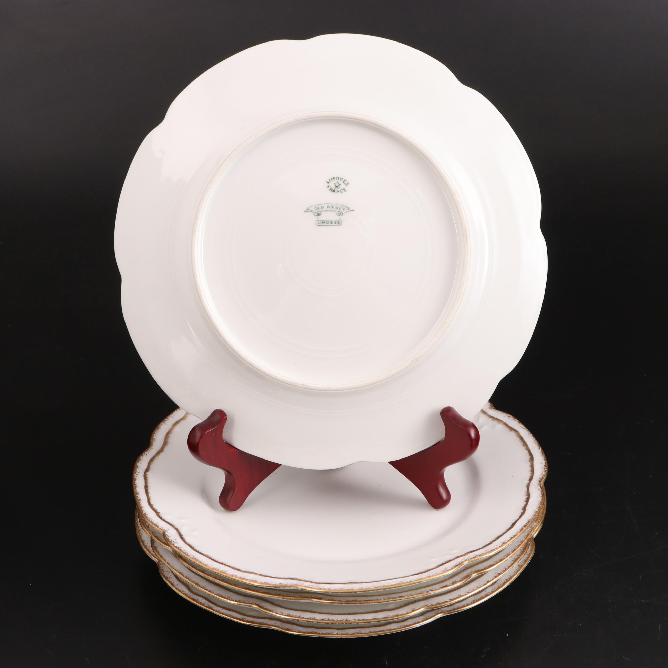 Mavaleix, Mandavy & Balleroy "Old Abbey" Porcelain Limoges Dinnerware