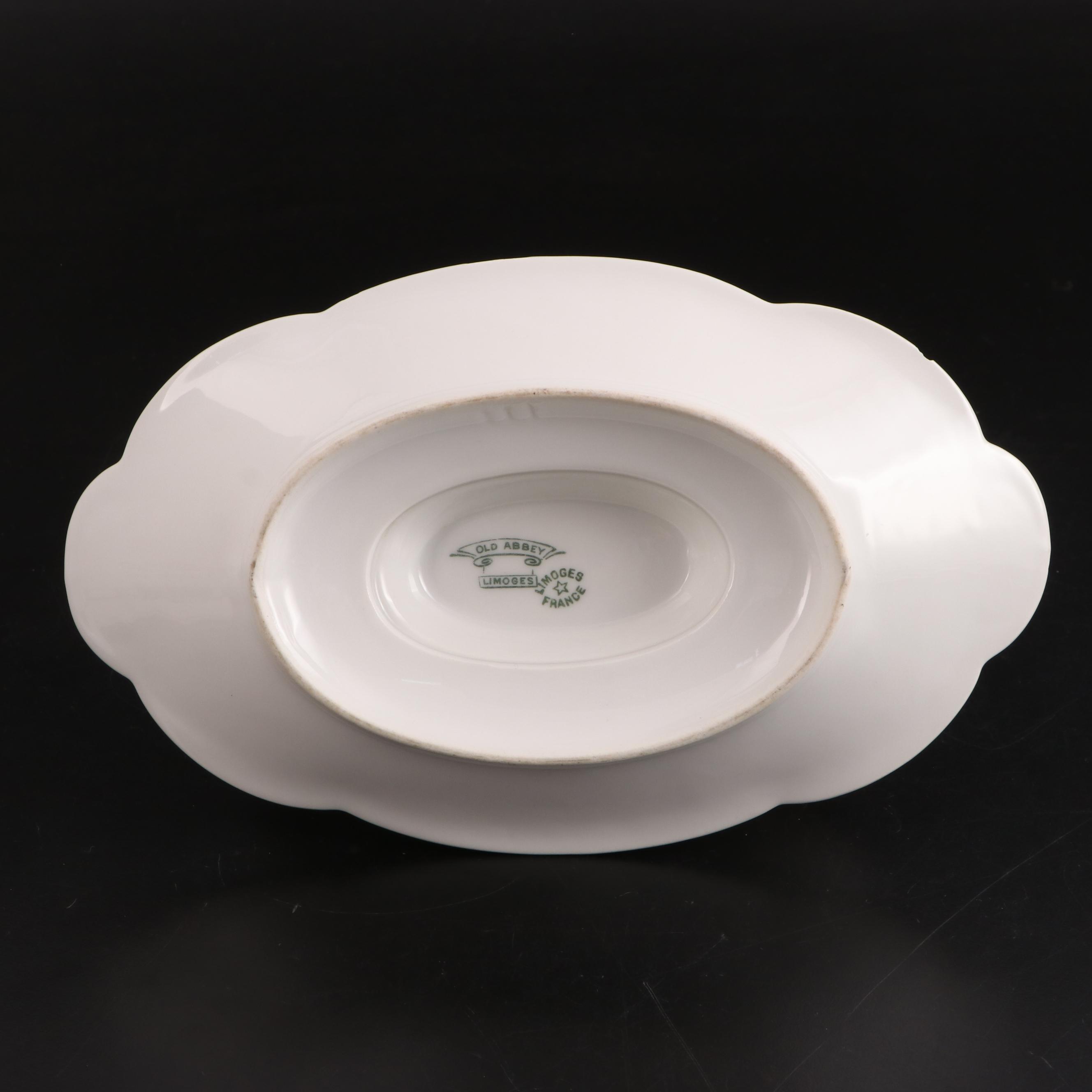 Mavaleix, Mandavy & Balleroy "Old Abbey" Porcelain Limoges Dinnerware