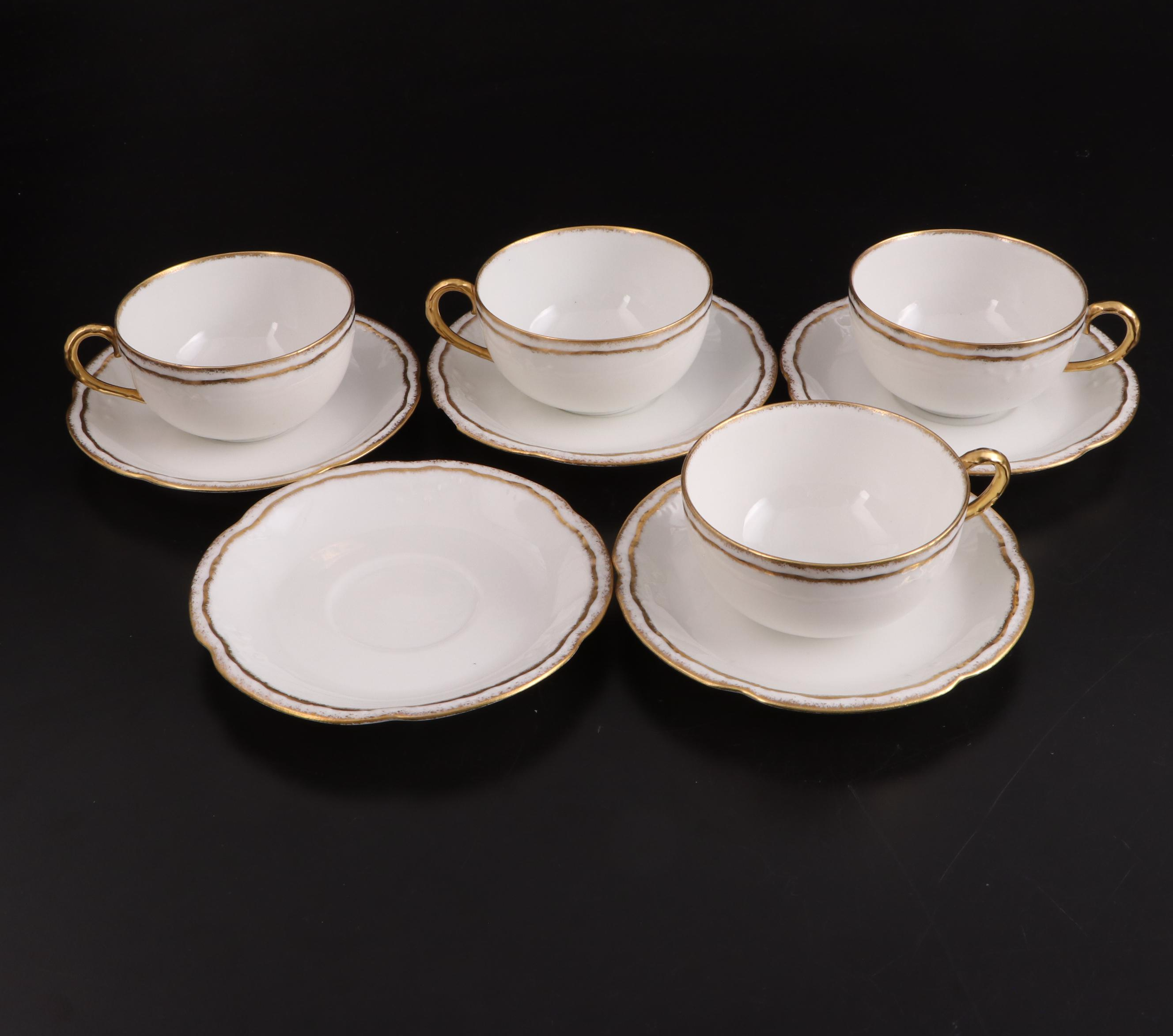 Mavaleix, Mandavy & Balleroy "Old Abbey" Porcelain Limoges Dinnerware