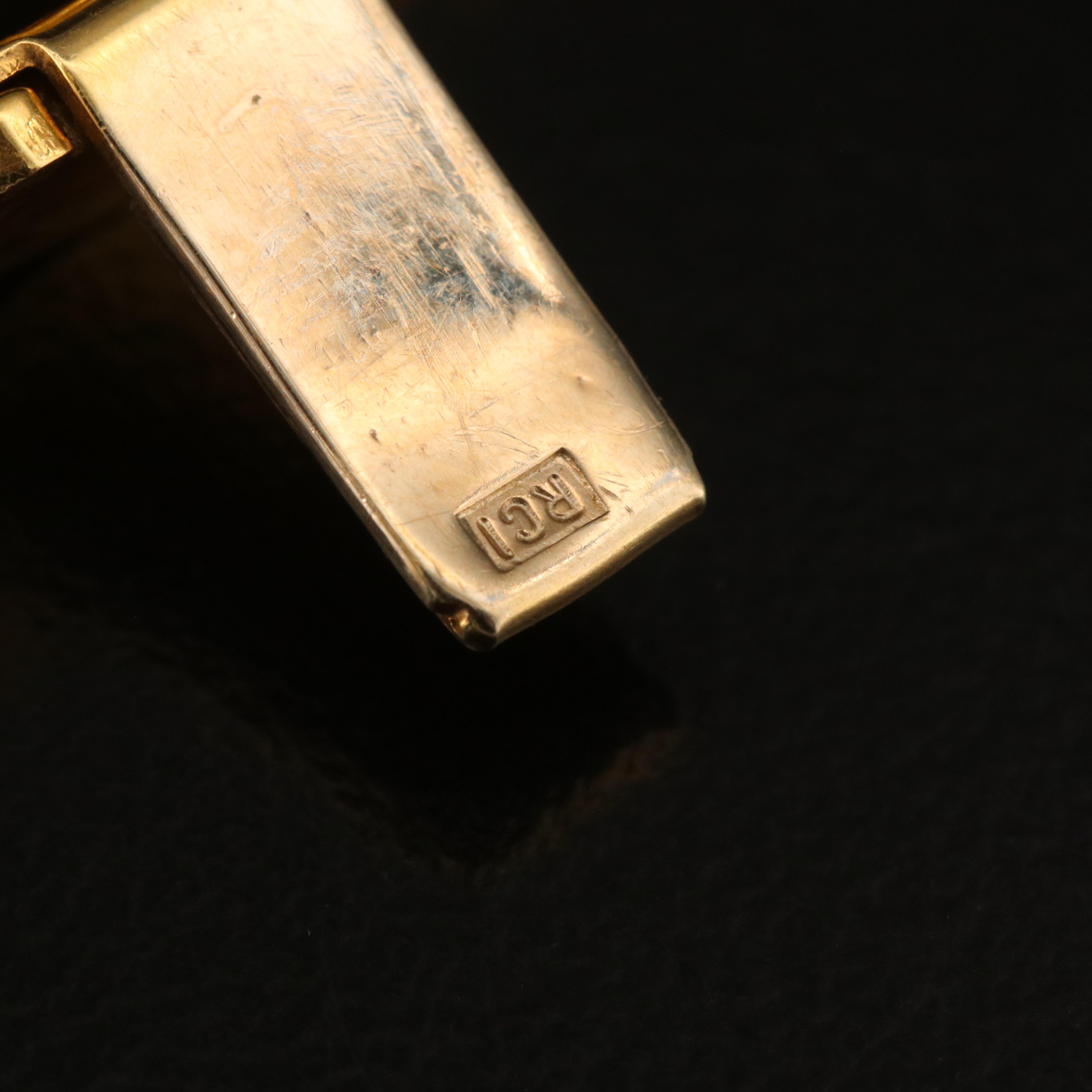 Italian 14K Double Row Curb Chain Necklace