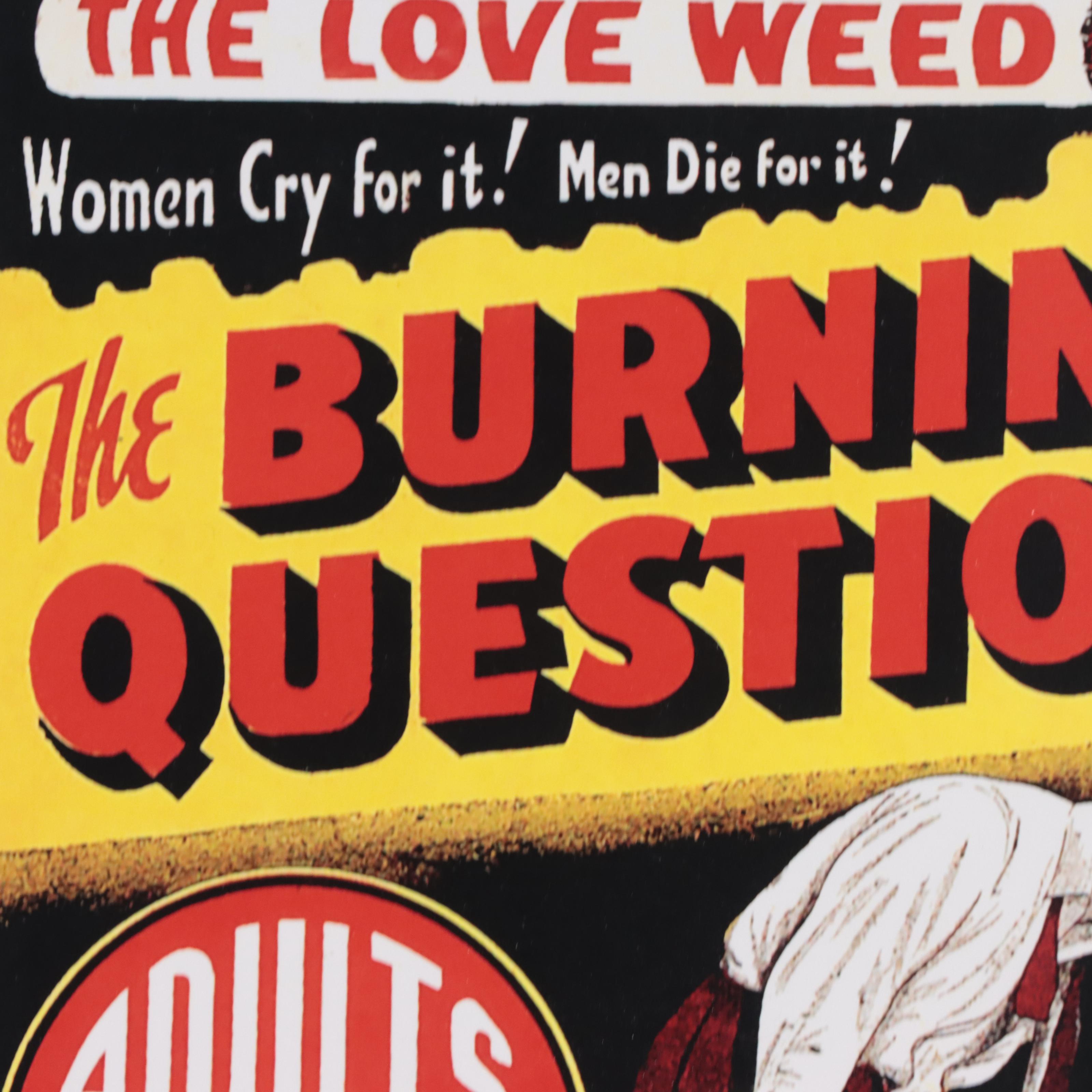 Giclée After Marijuana Propaganda Poster, 21st Century