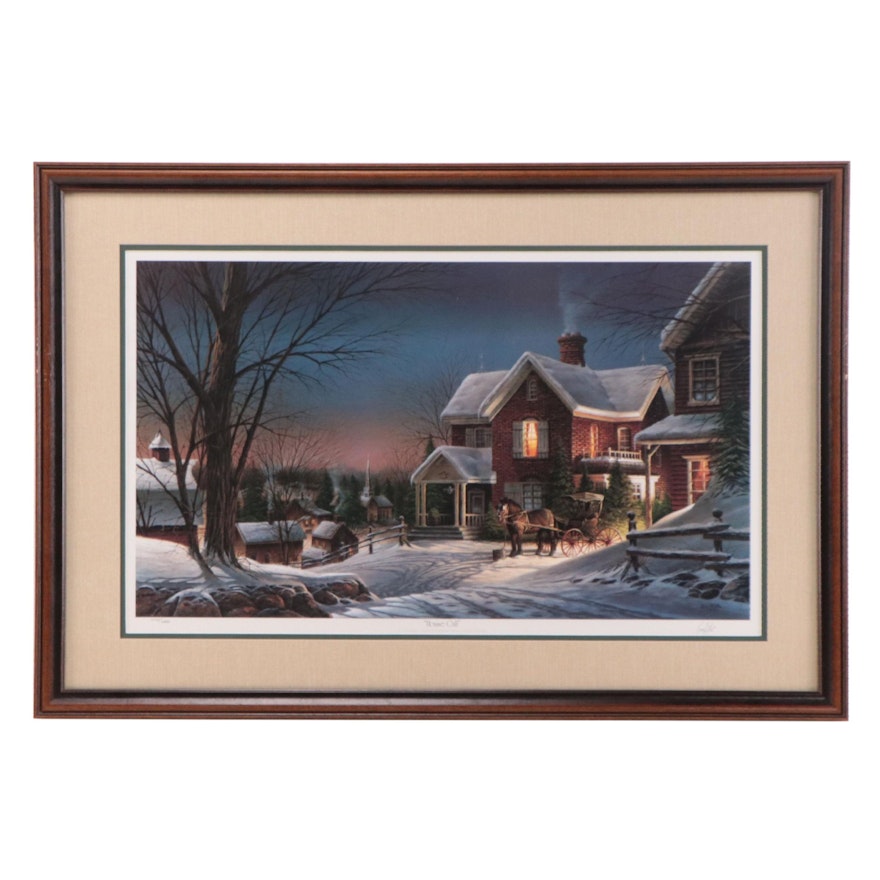 Terry Redlin Offset Lithograph "House Call," Late 20th Century